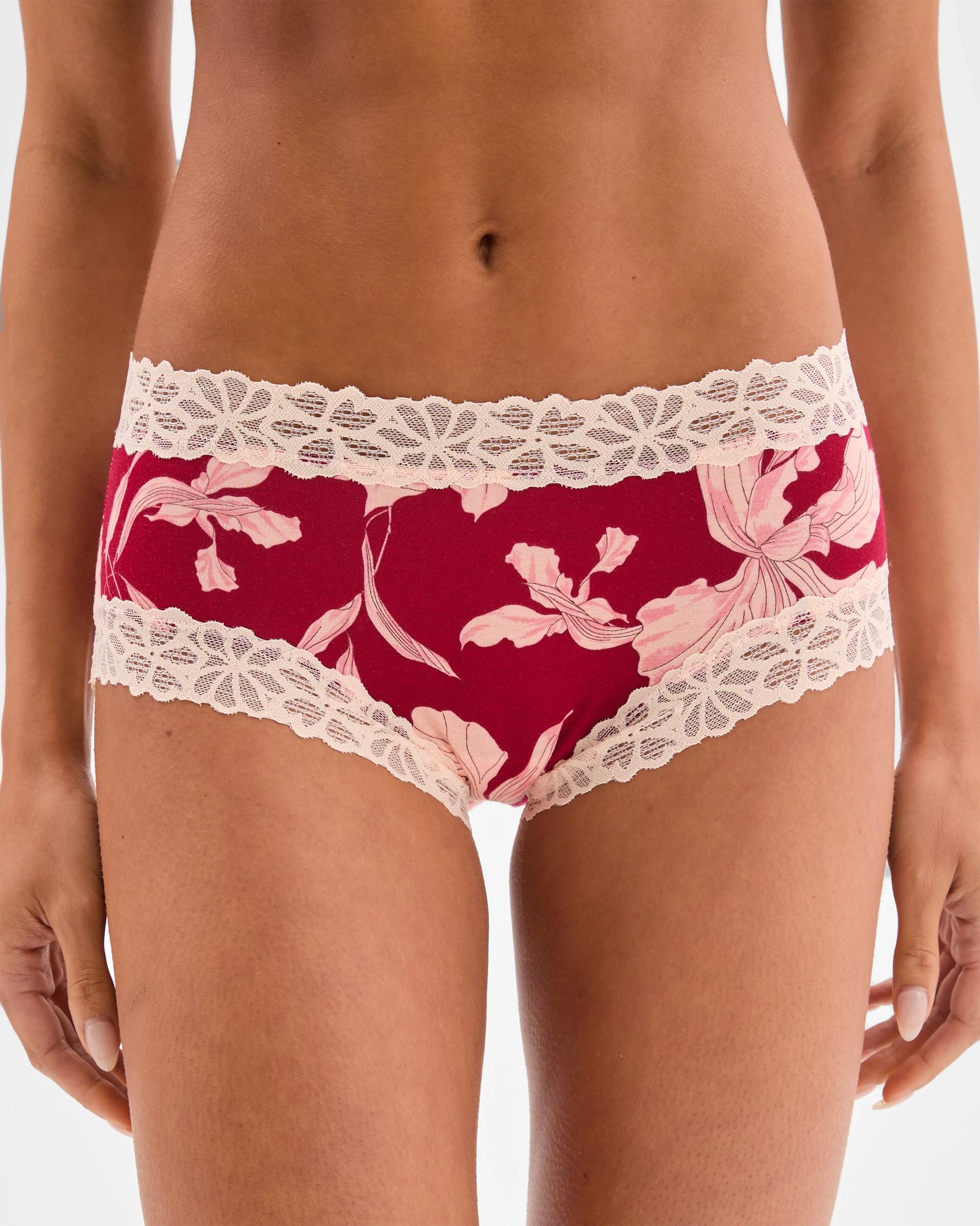 8 Bonds Bamboo Lacetail Midi Bikini Briefs SECRET GARD, 8 of 8