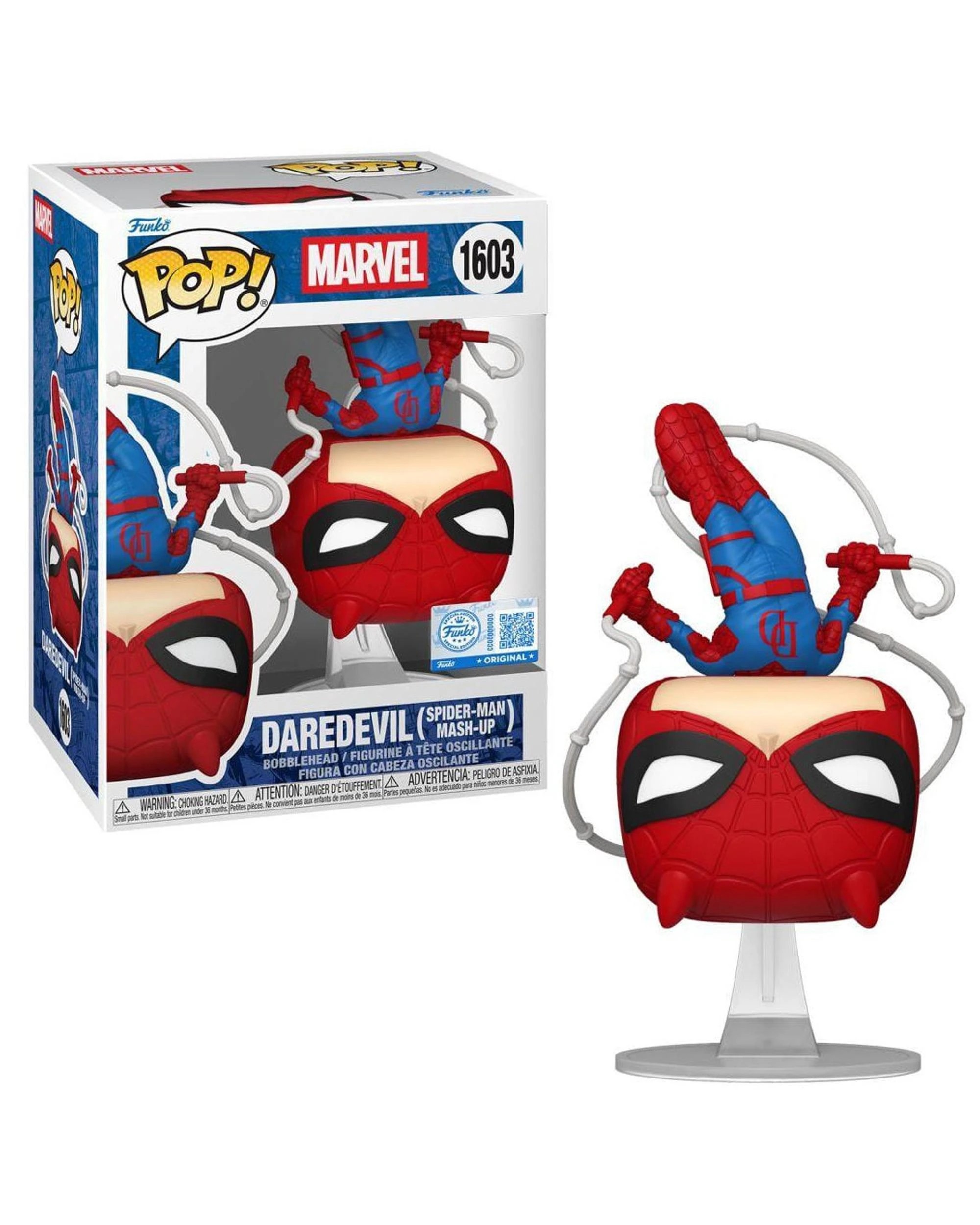 1 Marvel Comics Daredevil - Spider-Man Mash-Up -  Funko POP! Vinyl, 1 of 3