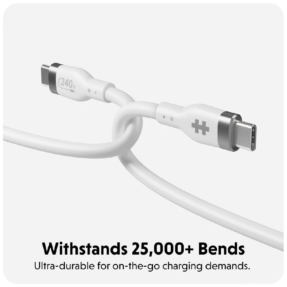4 HyperJuice USB-C Cable 240W 1m White, 4 of 7