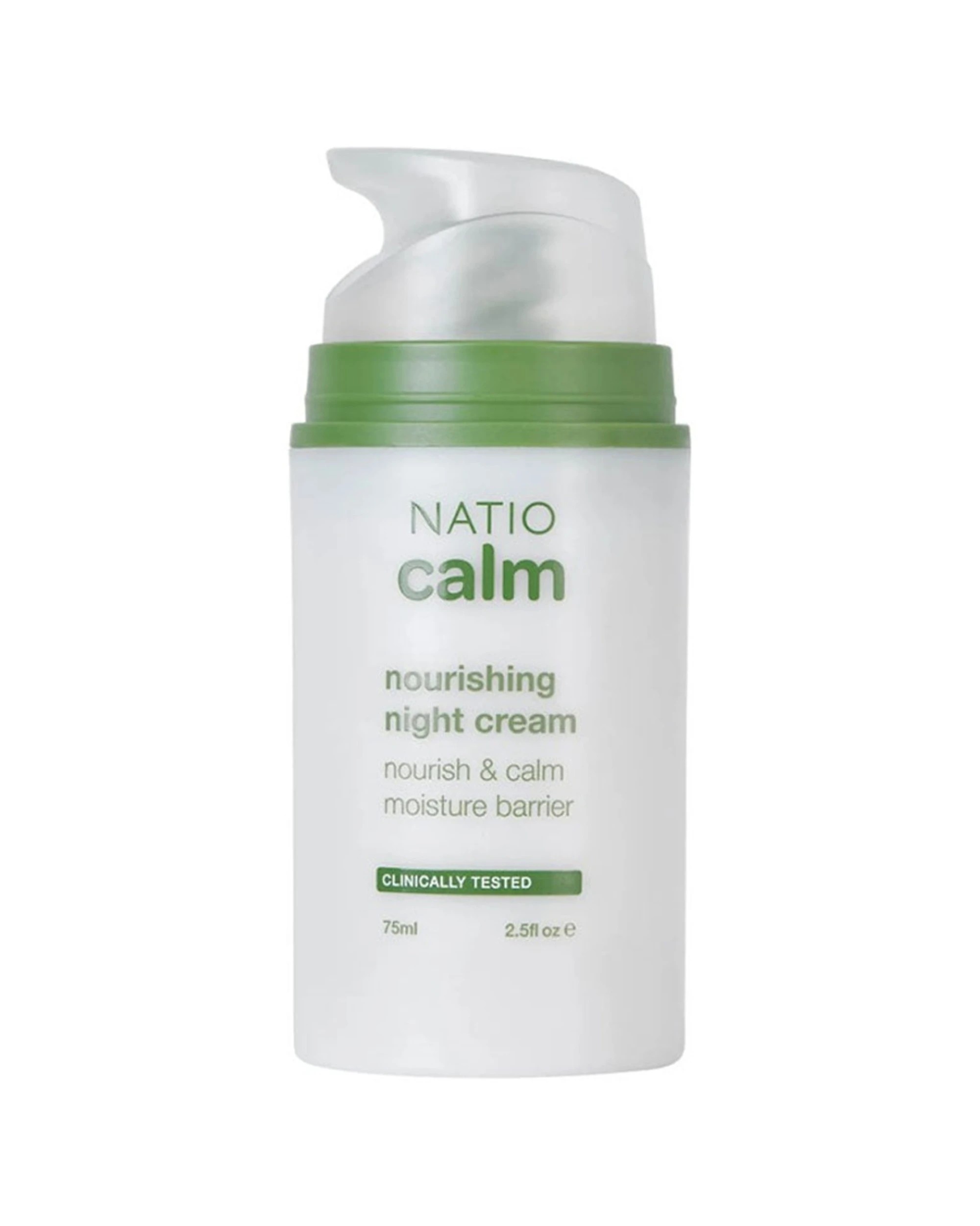 1 Natio Calm Nourishing Night Cream Moisture Barrier Skincare 75ml - White, 1 of 2