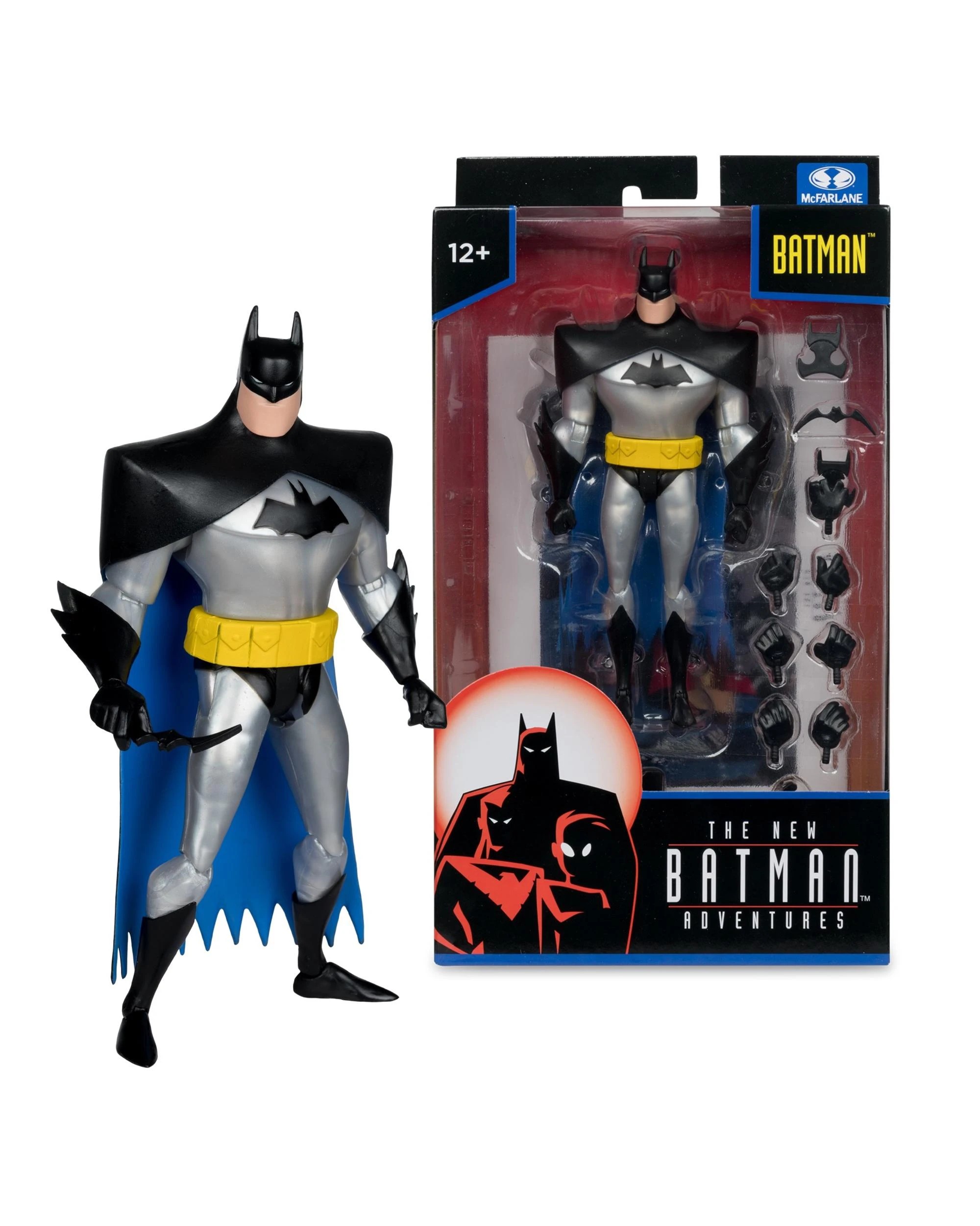 1 DC Direct The New Batman Adventures Batman 6 inch Action Figure - Silver, 1 of 10