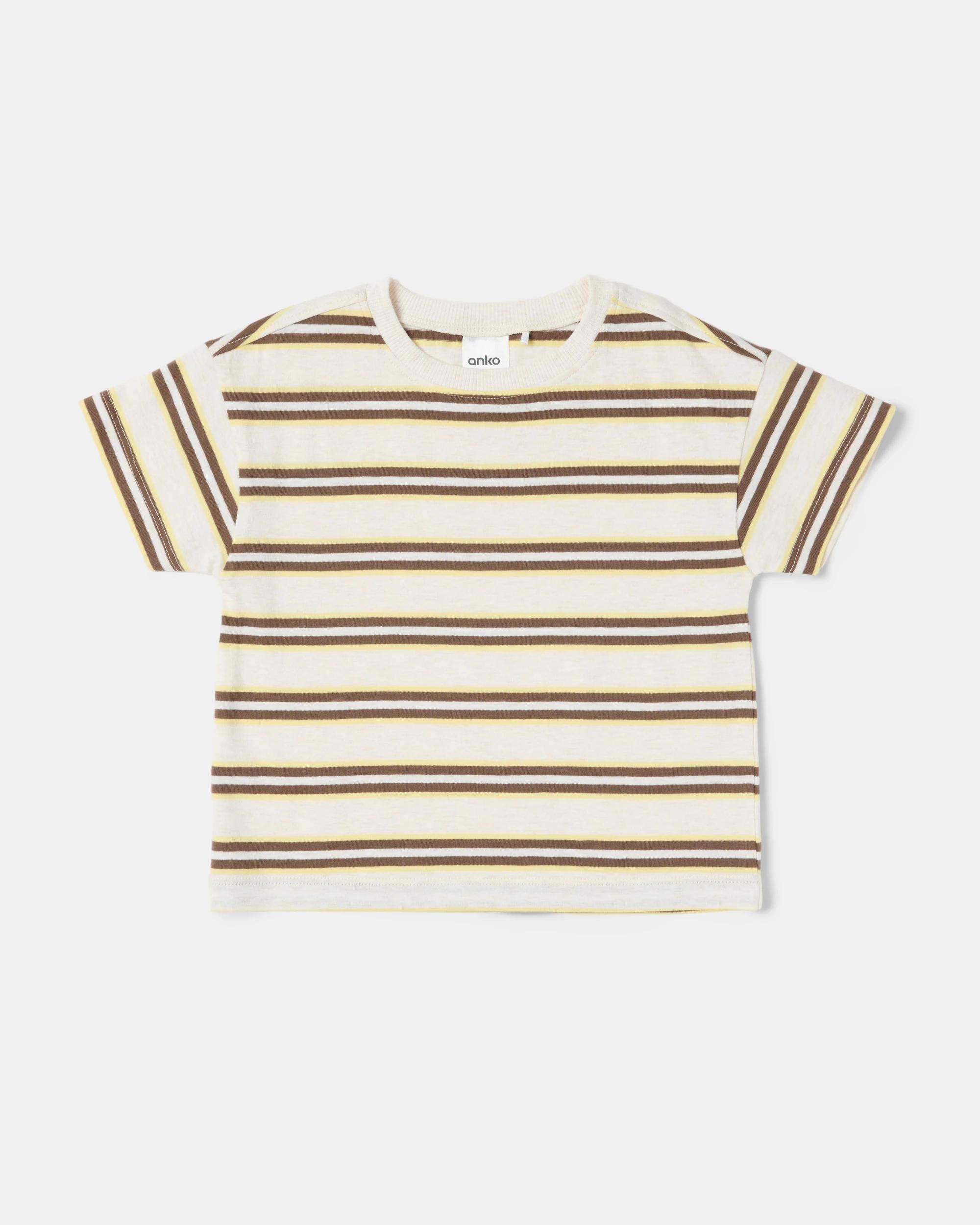 3 3 Pack Short Sleeve T-shirts Brwn Snack, 3 of 8