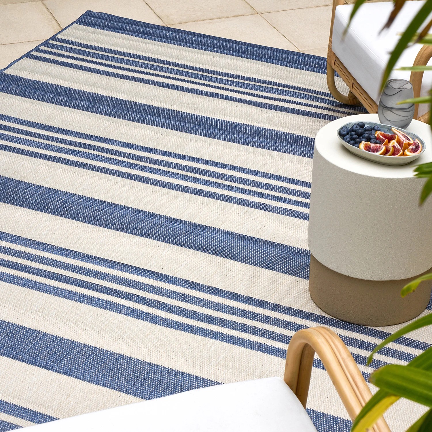 5 Common Ground Rugs Portman Alvi Outdoor 330x240cm - Extra Large Pet Friendly Floor Rug - Blue, 5 of 7