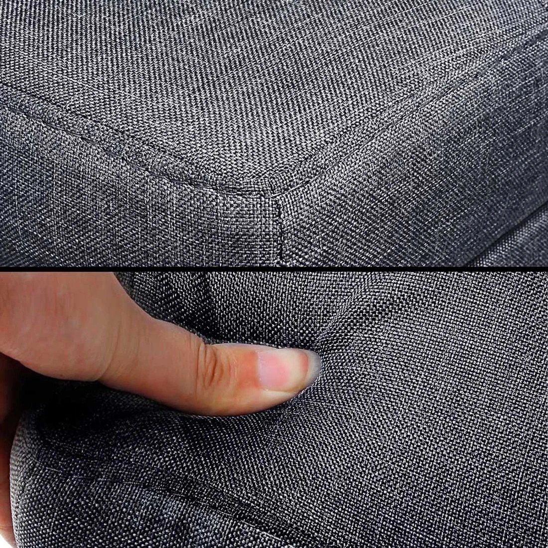 9 Artiss Storage Ottoman Blanket Box 97cm Linen - Grey, 9 of 9