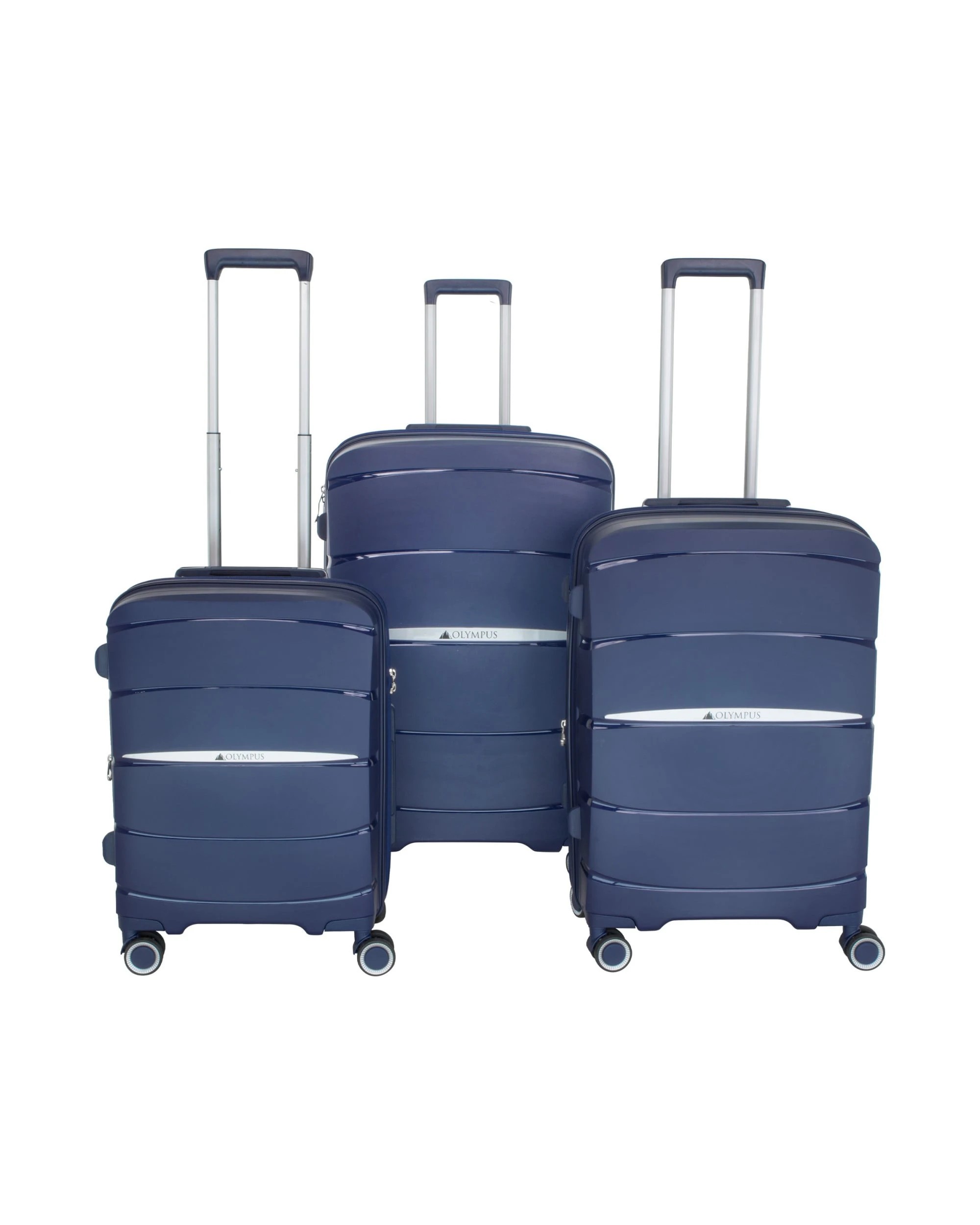 5 Olympus 3PC Eos Luggage Set Hard Shell Suitcase ABS+PC in Blue - Blue, 5 of 8