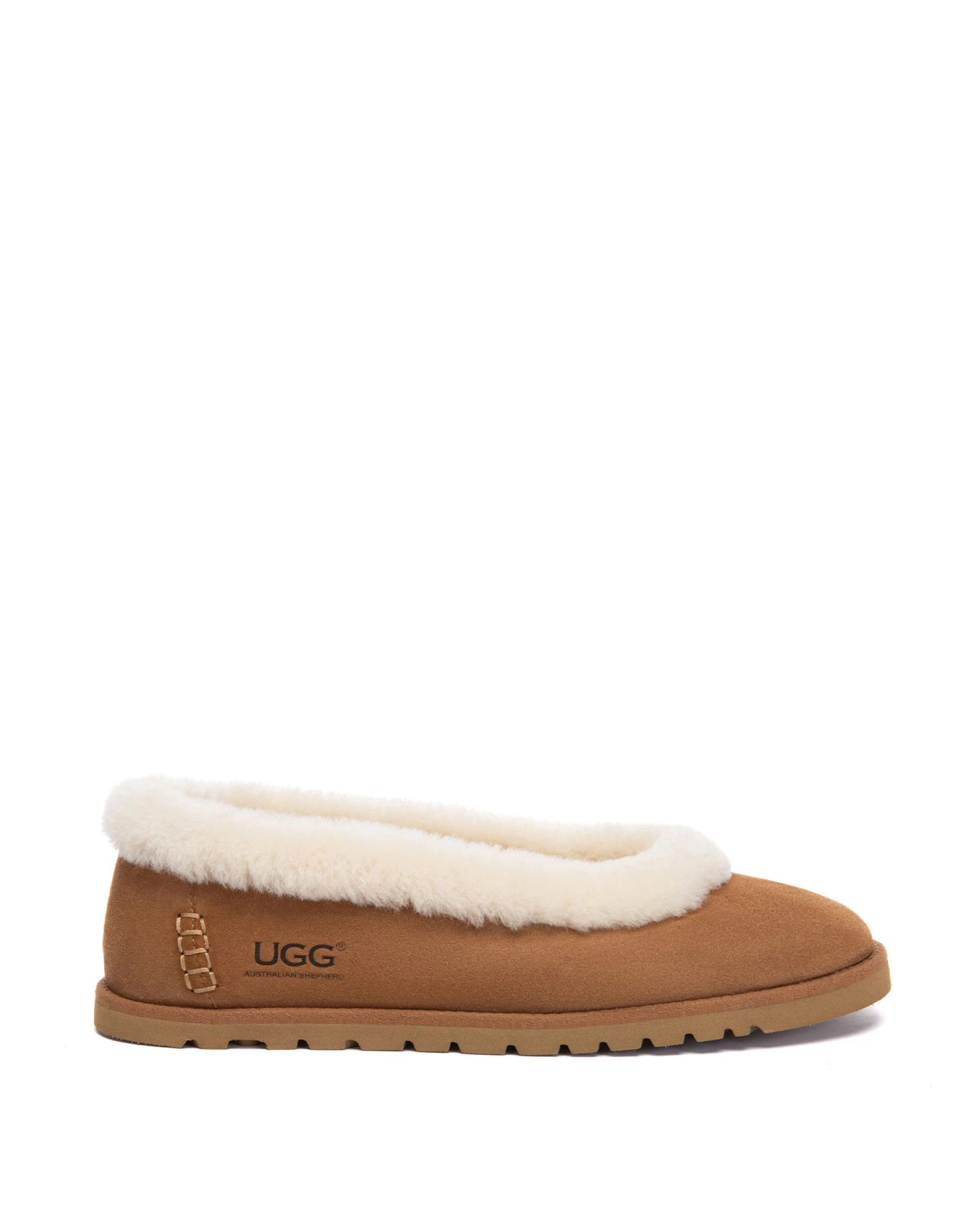 1 Australian Shepherd UGG Womens Milea Slippers CHESTNUT, 1 of 5