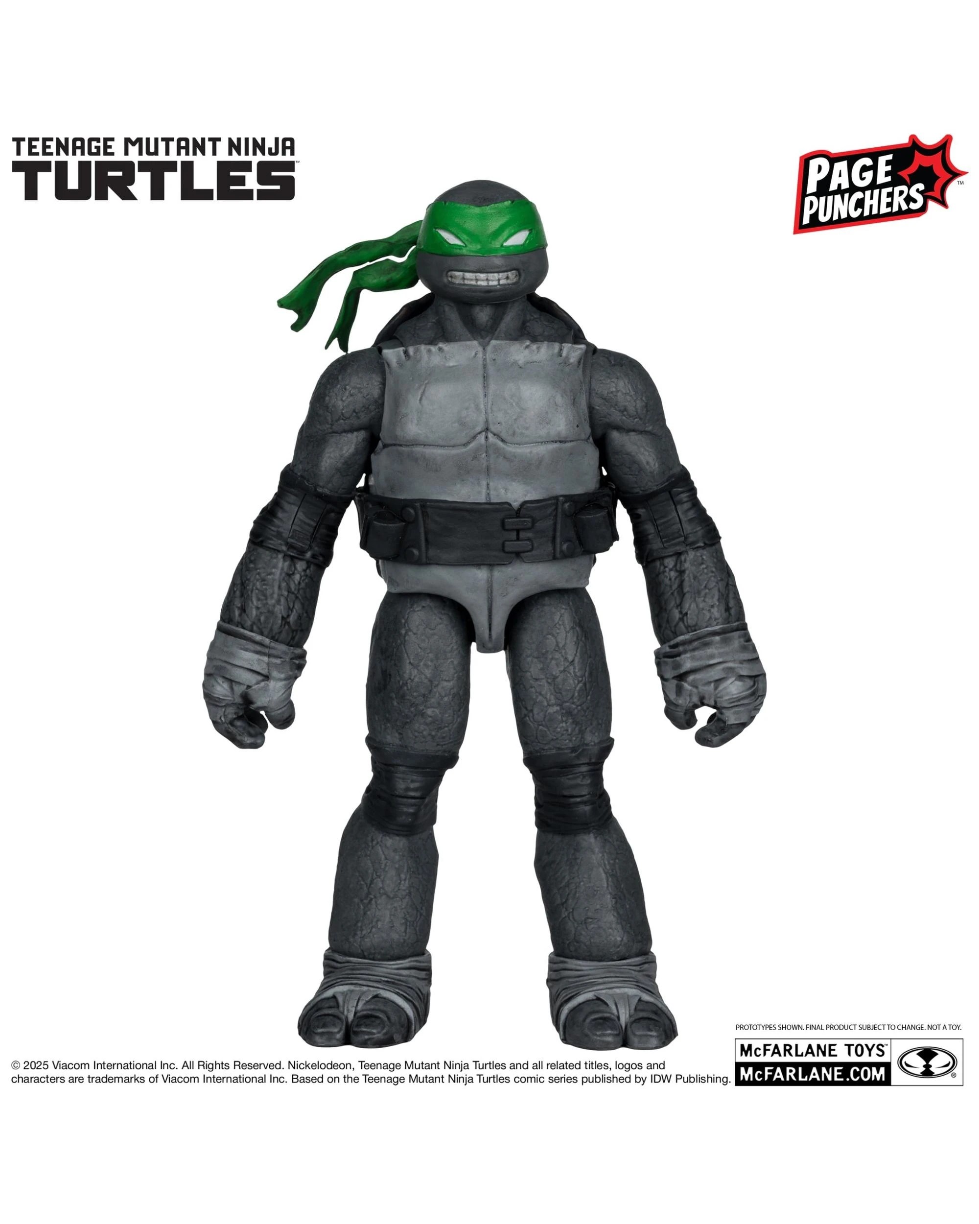 5 Teenage Mutant Ninja Turtles Raphael Black White and Green Page Punchers Red Platinum Edition 5 inch Figure With Comic, 5 of 9