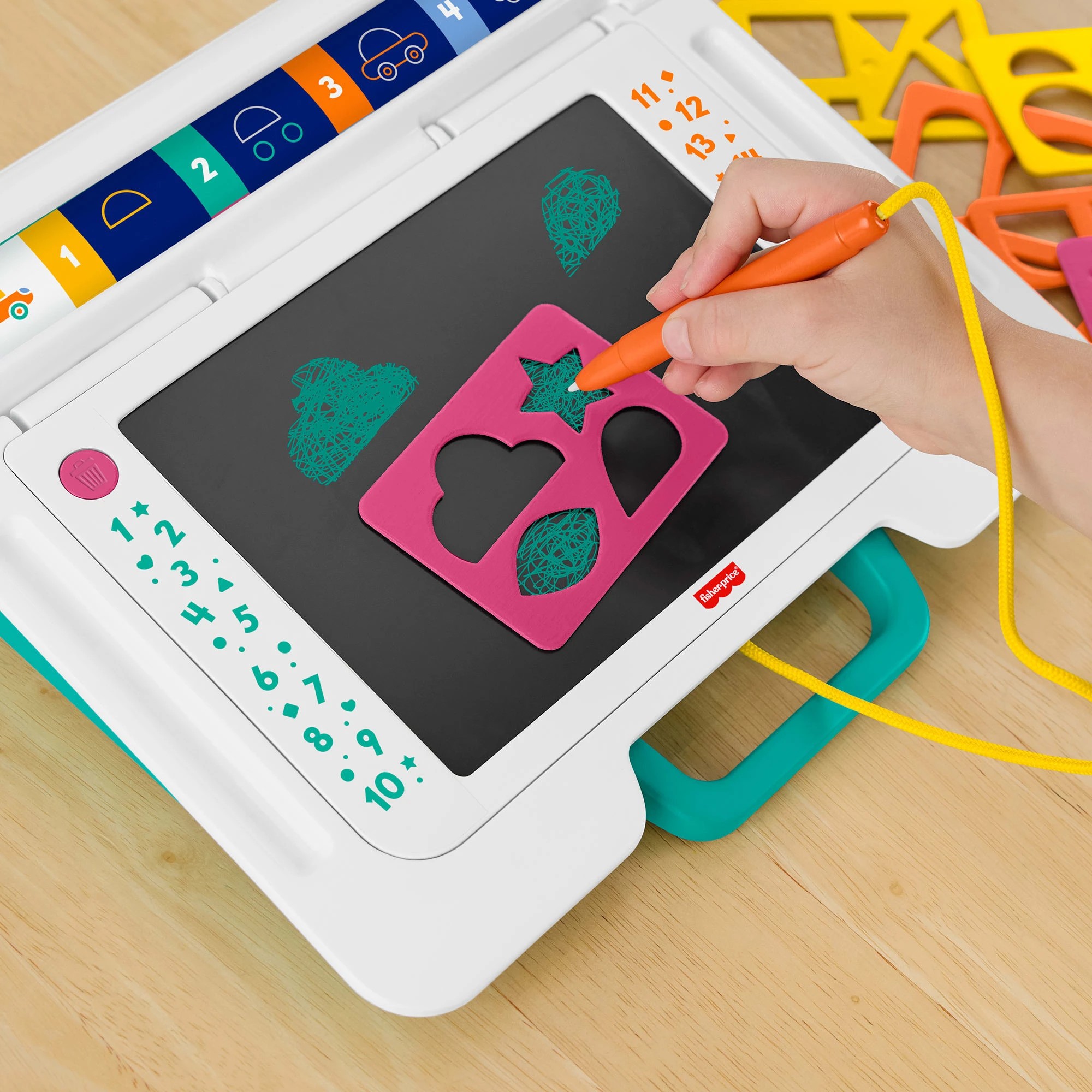6 Fisher-Price Learn and Doodle Desk, 6 of 7