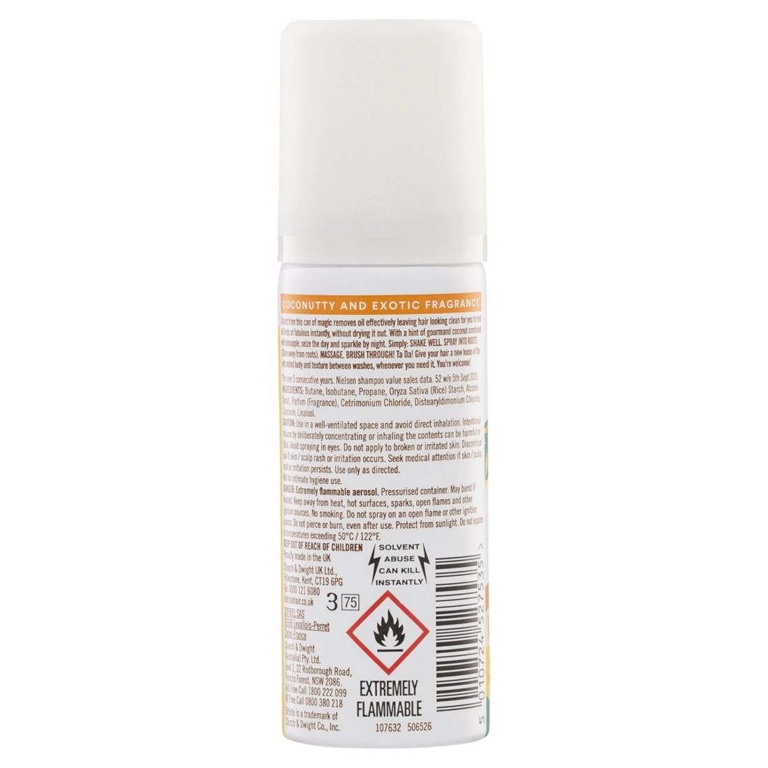 2 Batiste 50ml Tropical Dry Shampoo, 2 of 6