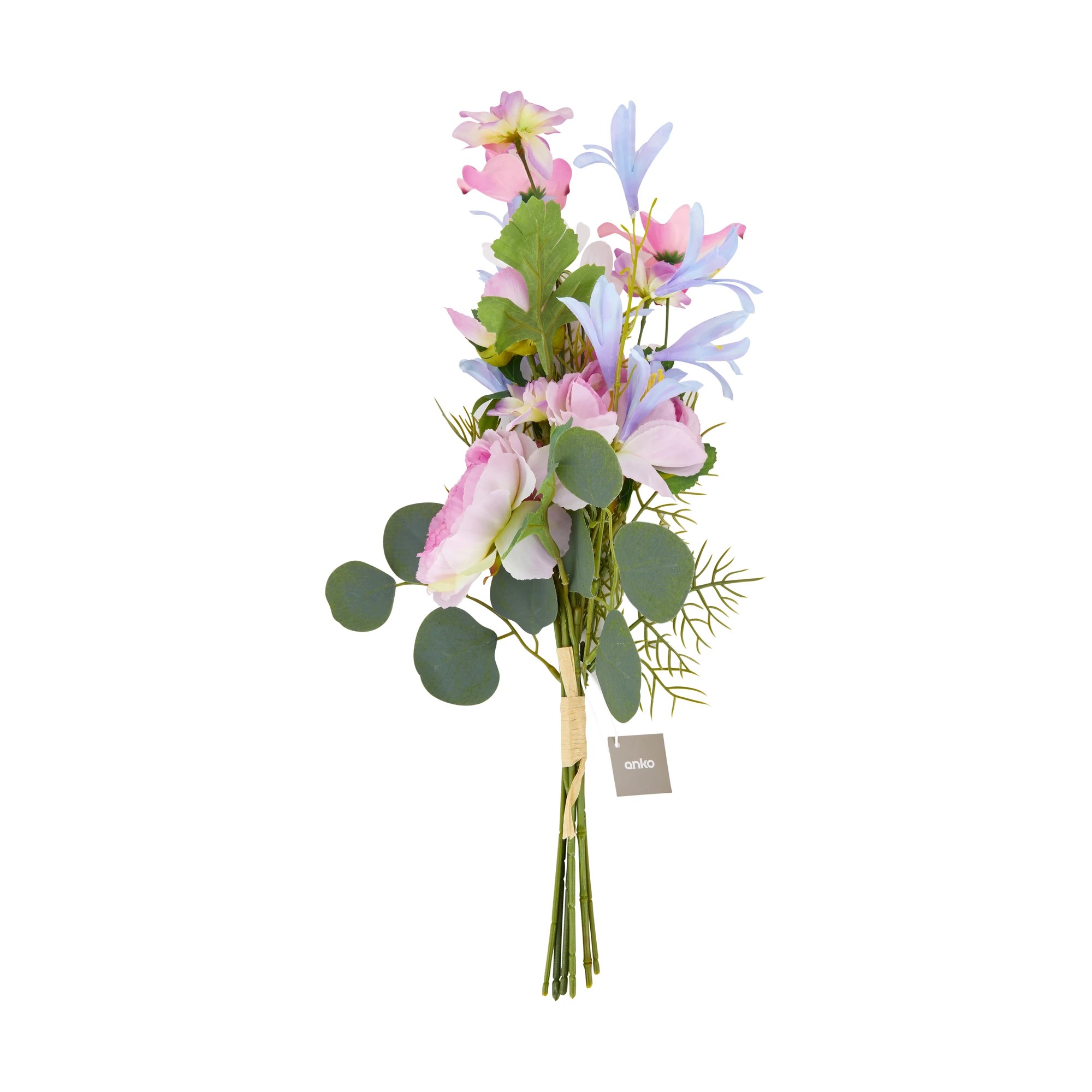 4 Artificial Pastel Flowers, 4 of 4