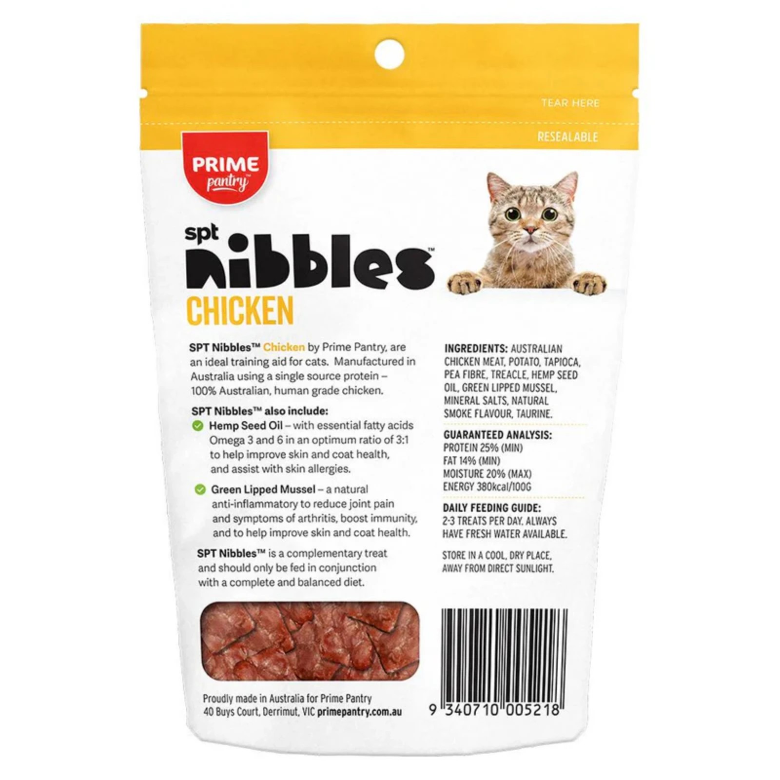2 Prime Pantry Spt Chicken Nibbles Cat Treats 40g, 2 of 2