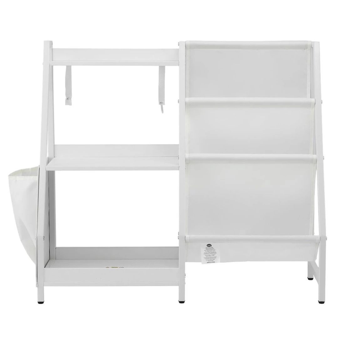 3 Keezi 3-Tier Kids Bookshelf Bookcase Children Toy Storage Organizer Rack Display Shelf - White, 3 of 7