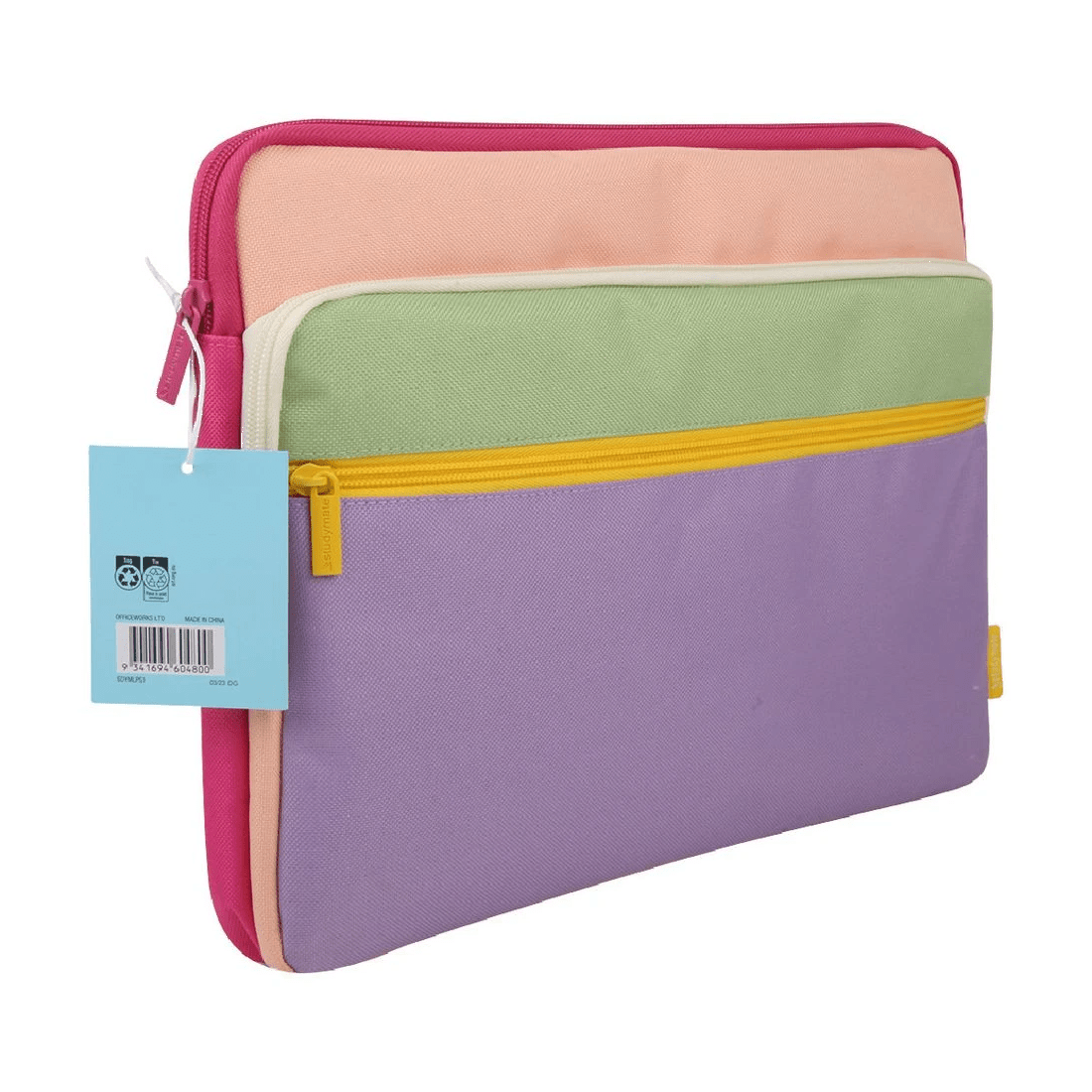 2 Studymate 14" Colour Block Laptop Sleeve, 2 of 6