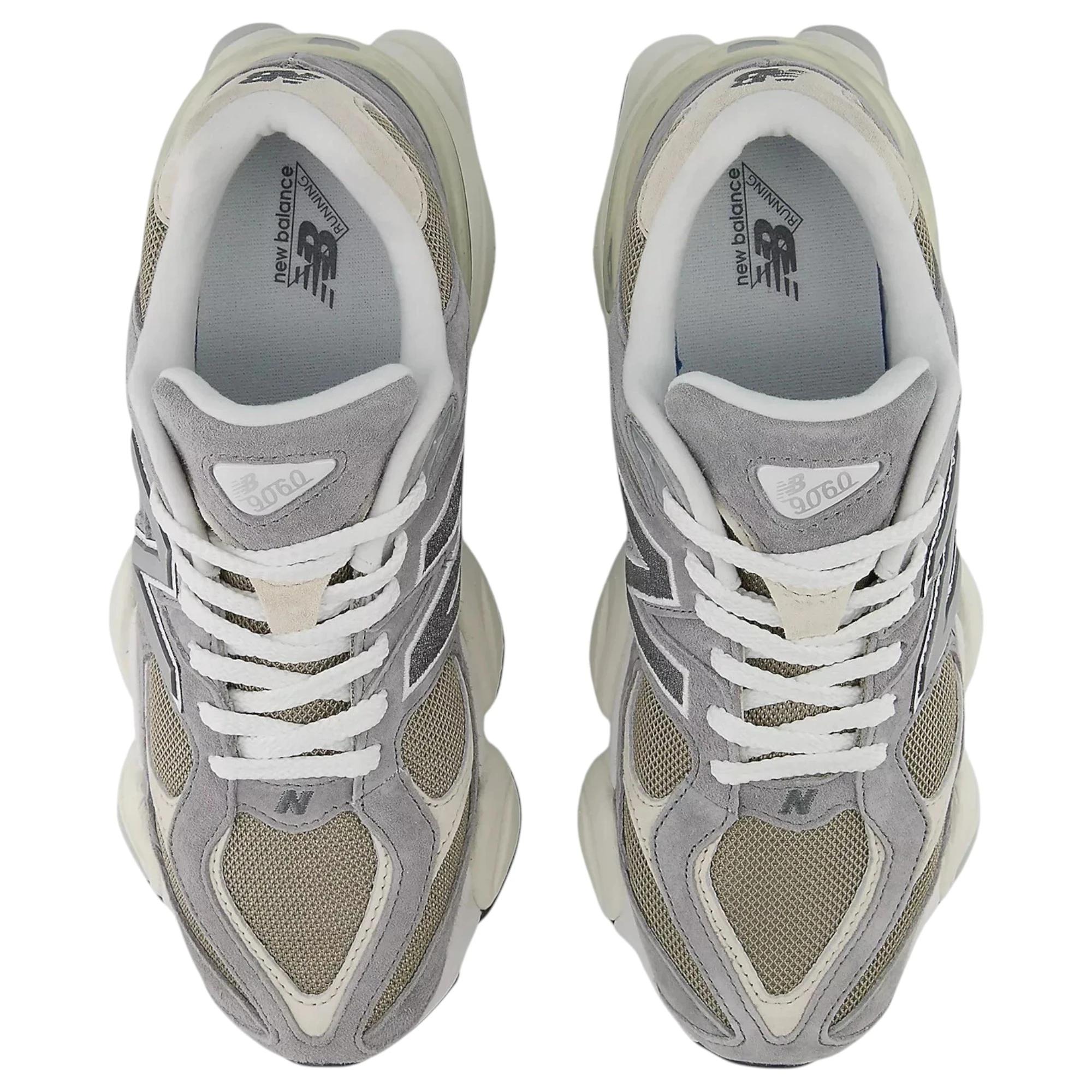 6 New Balance Mens 9060 Grey Multi Athletic Shoes GREY MULTI, 6 of 6