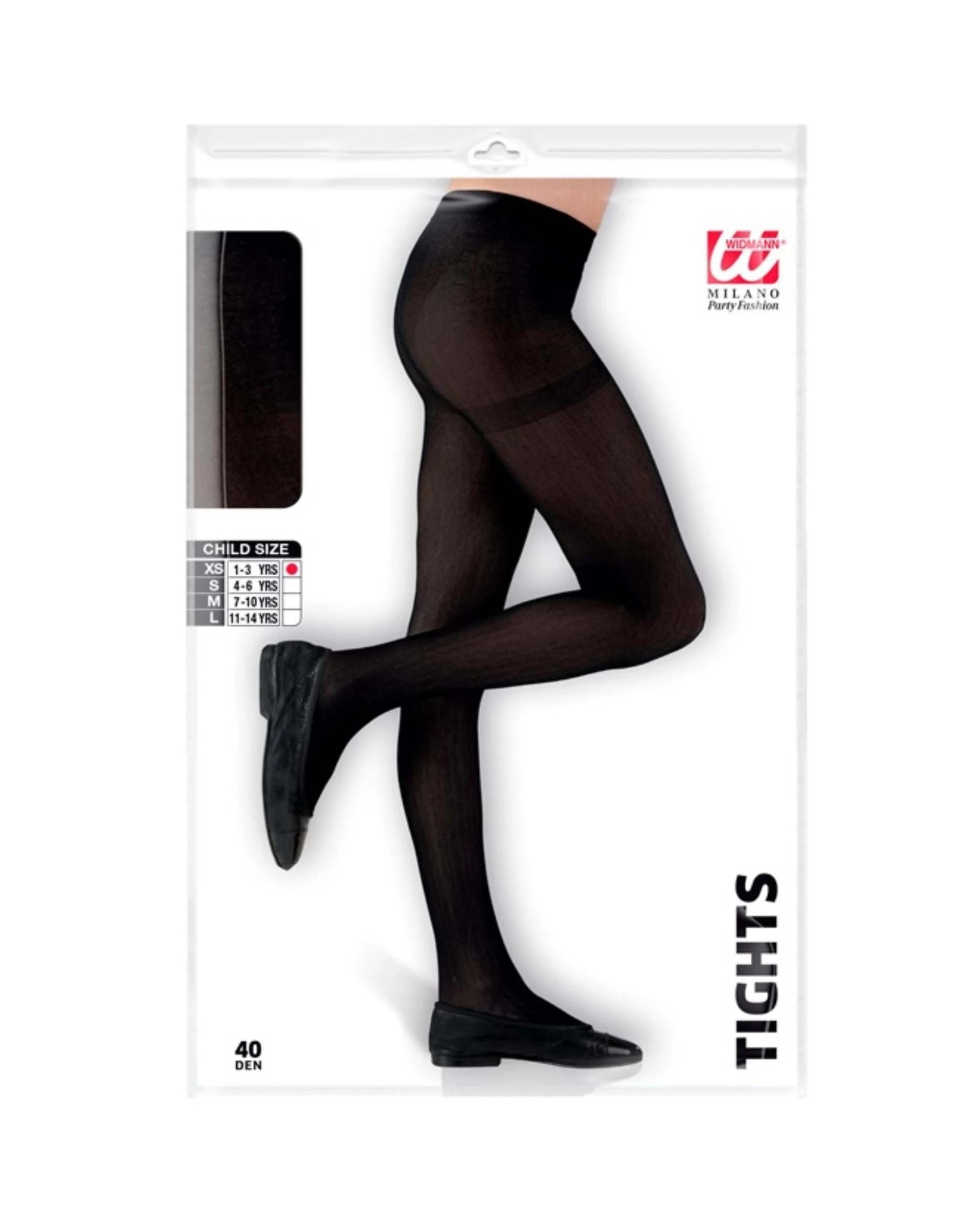 3 Widmann Kids Stockings BLACK, 3 of 3