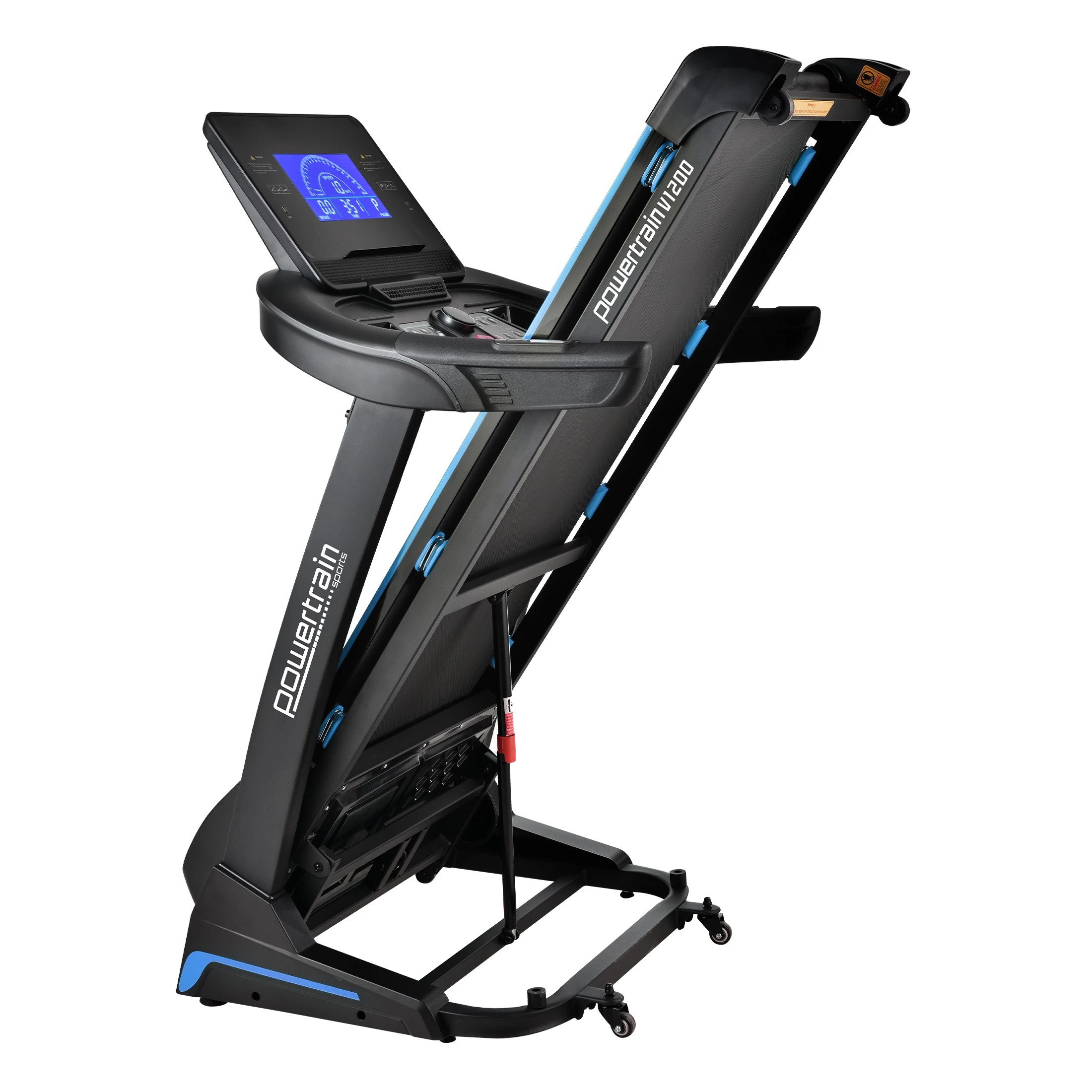 9 Powertrain V1200 Treadmill with Shock-Absorbing System Exercise Cardio Running Home Gym, 9 of 10