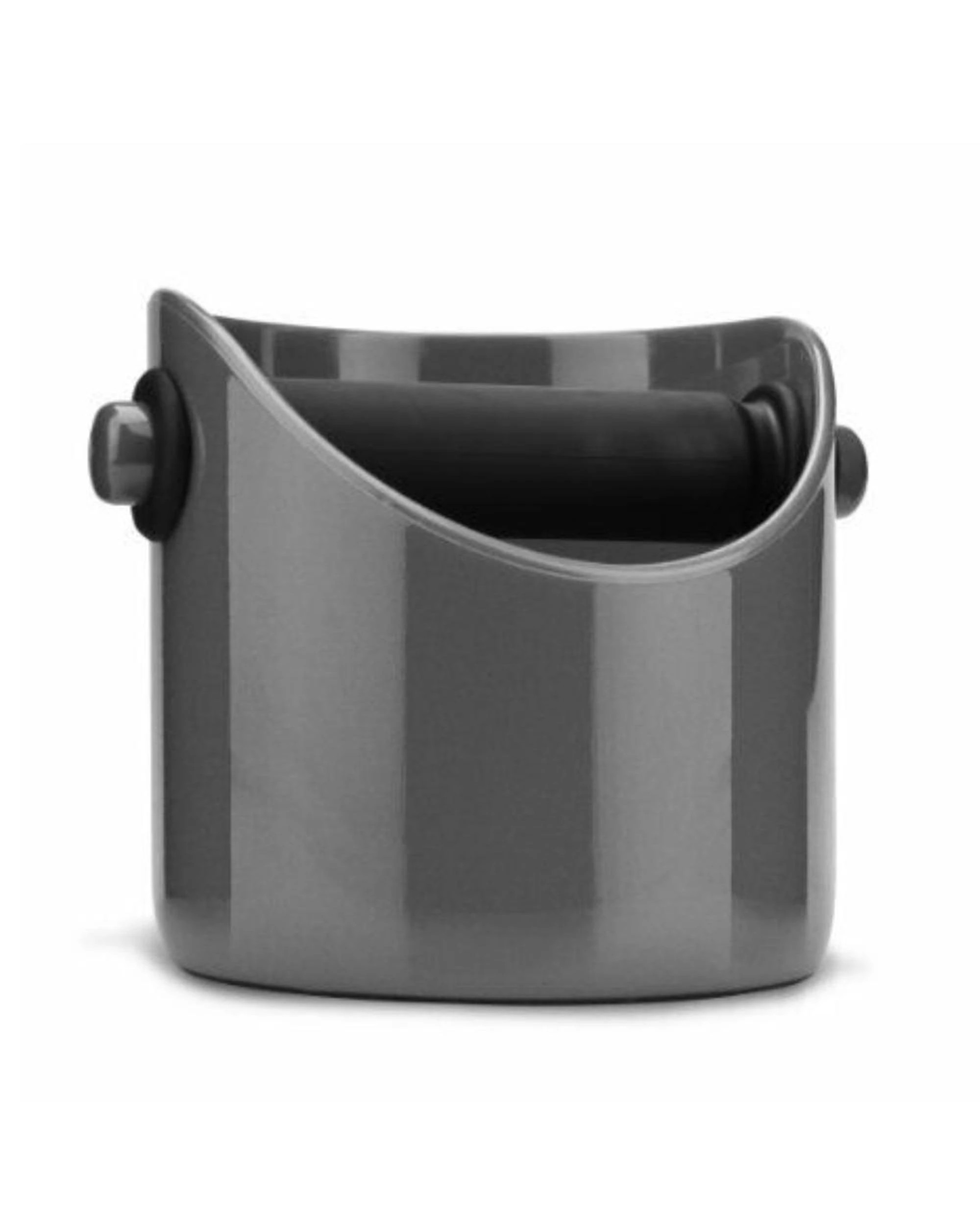 1 Grindenstein Coffee Knock Box Grinds Tamper Waste Bin  Grey, 1 of 5