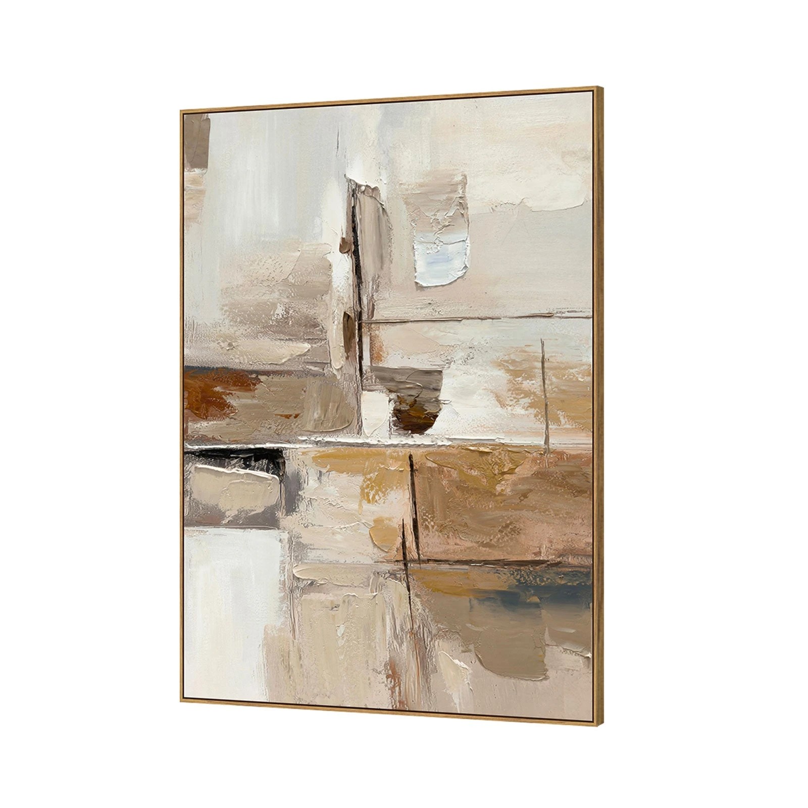 7 Moda Living Stone Passage Hand-Painted Textured Canvas Wall Art - Multi, 7 of 8