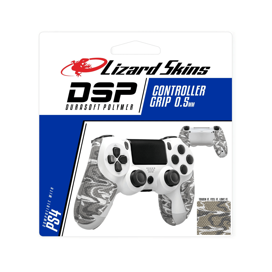 1 Lizard Skins DSP Skin for PS4 Controller - Phantom Camo - Grey, 1 of 6