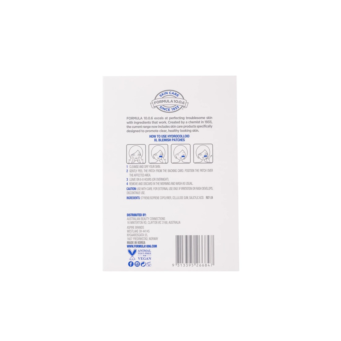 5 Formula 10.0.6 12 Pack Got your Back Hydrocolloid Extra Large Blemish Patches - Salicylic Acid, 5 of 5