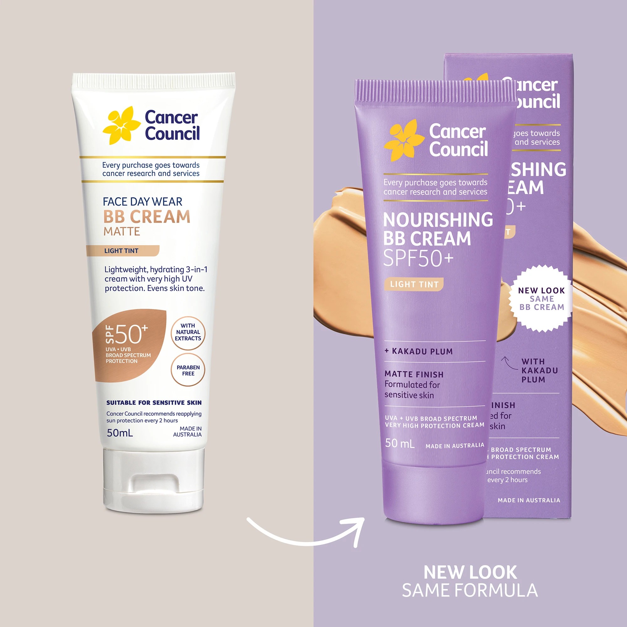7 Cancer Council Nourishing SPF 50+ BB Cream 50ml - Light Tint, Kakadu Plum, 7 of 8