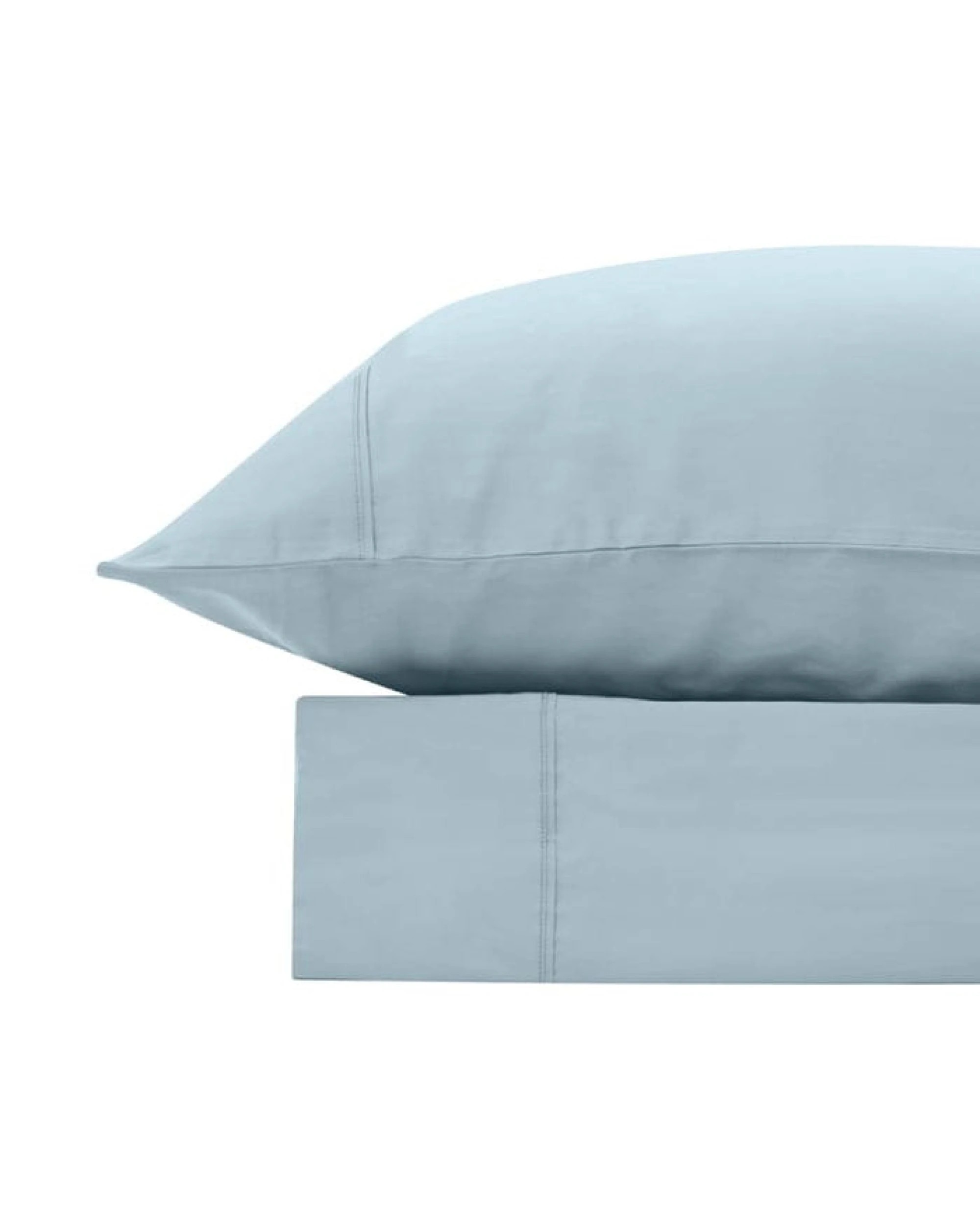 1 Bas Phillips Bamboo & Cotton 400Tc Blend Sheet Set - King Bed - Blue, 1 of 4