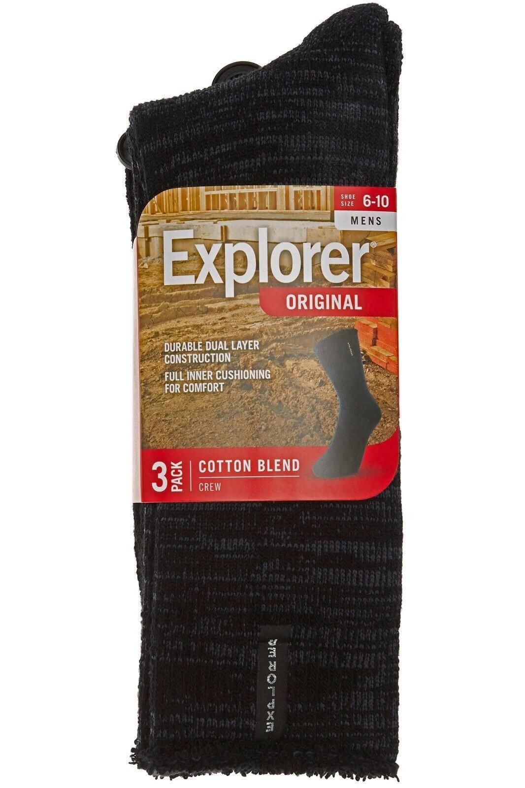 1 Explorer 3 Pack Original Socks BLACK, 1 of 1