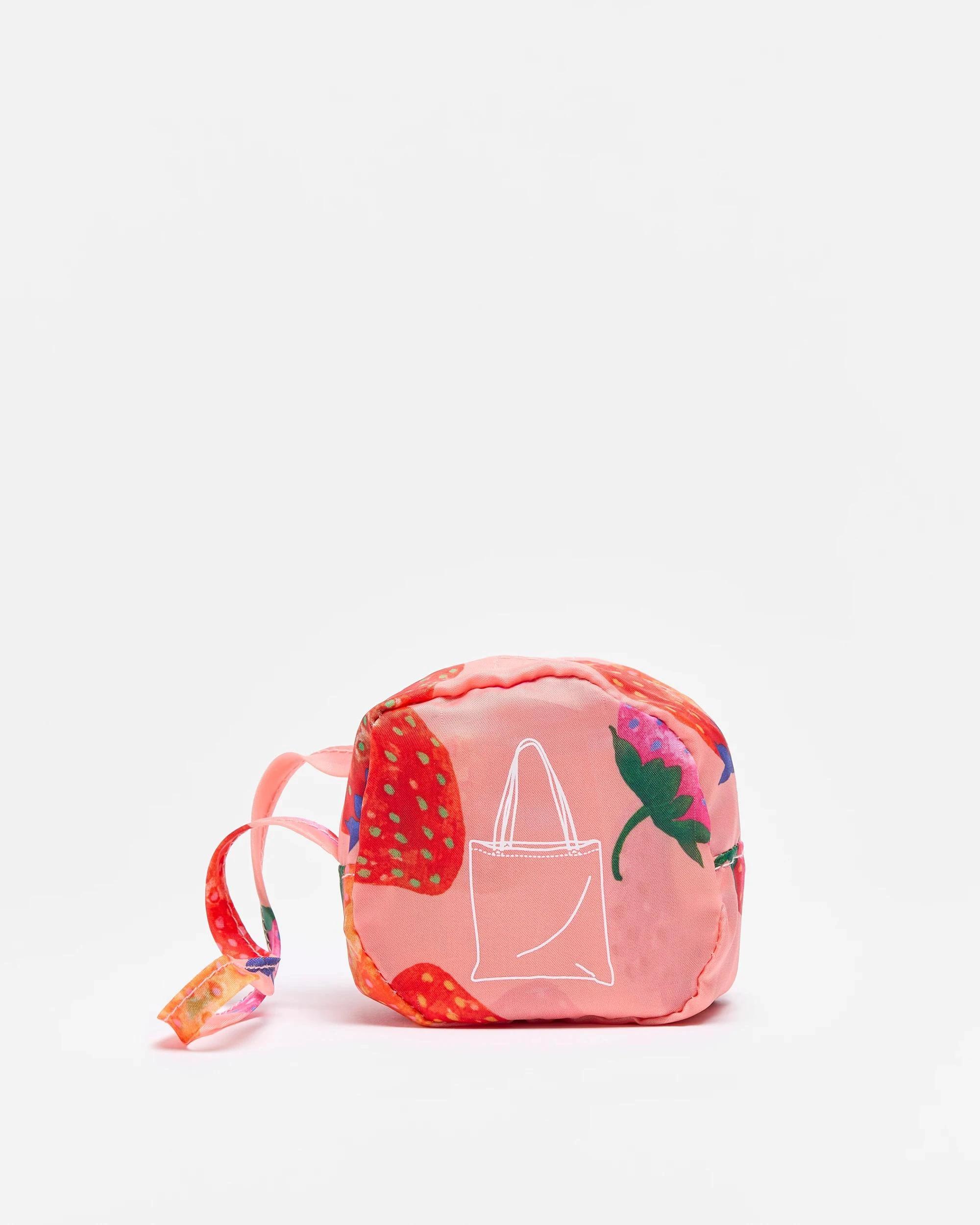 3 Target Fold Up Shopper Tote Bag STRAWBERRIES, 3 of 3