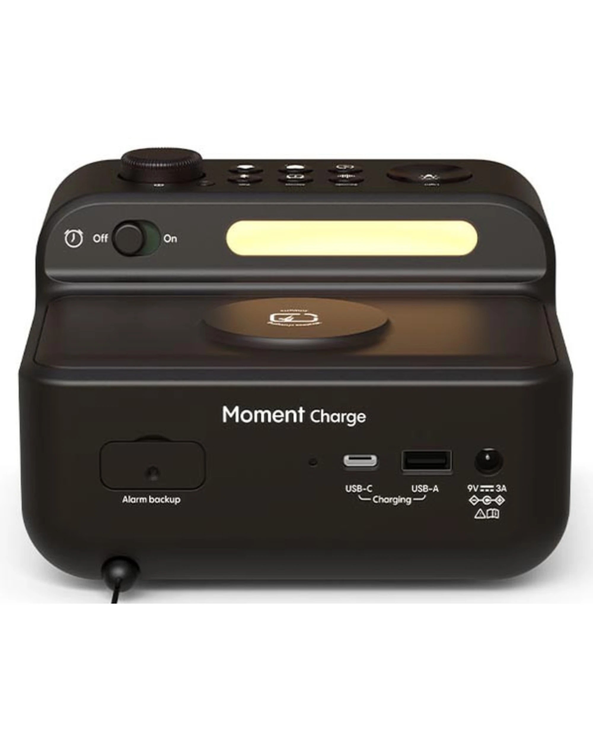 5 Pure Moment Charge Clock Radio and Sleep Companion - Black, 5 of 5