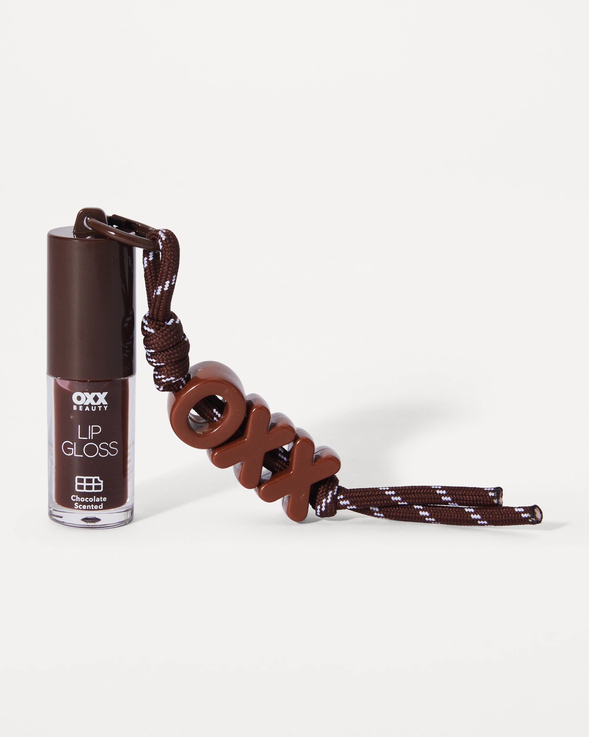 1 OXX Beauty Lip Gloss Keychain - Chocolate Scented, 1 of 5