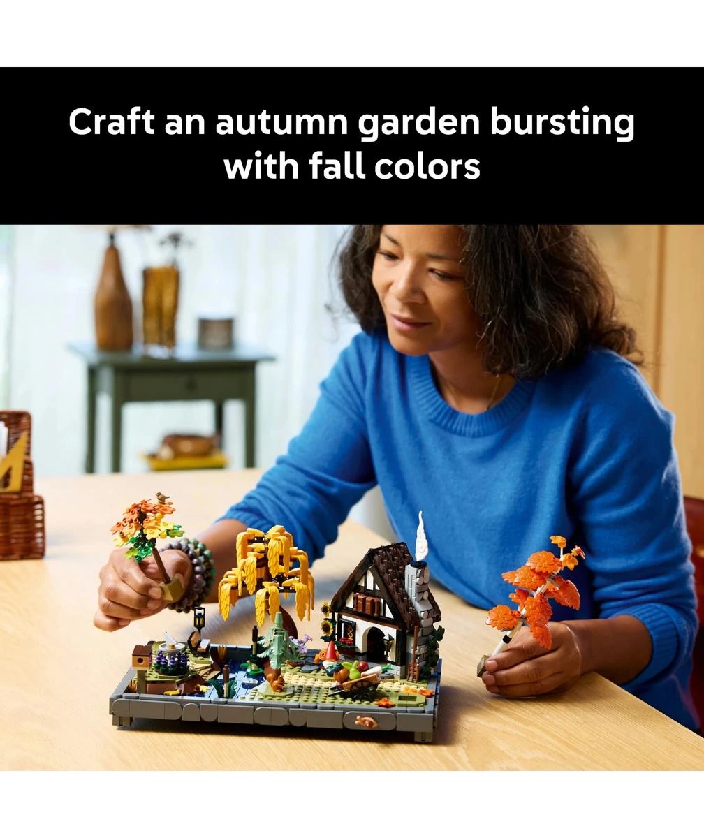 4 LEGO Icons Autumn Cottage Garden 11372, 4 of 10