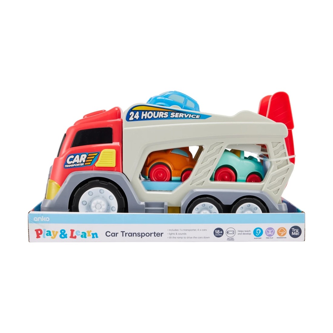 9 Play and Learn Car Transporter Toy, 9 of 9
