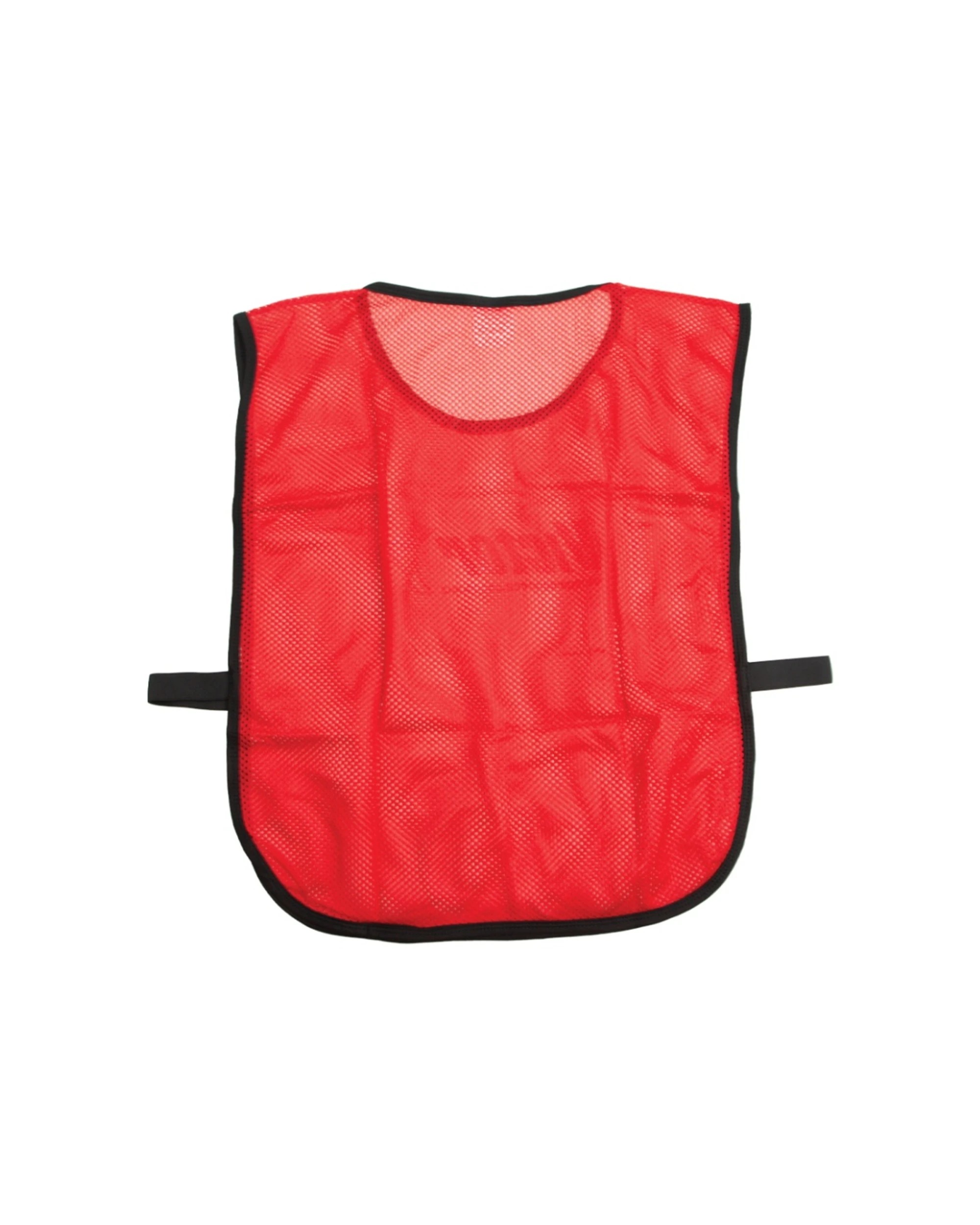 2 Victor Sports Lightweight Fitness/Training Mesh Tab Bibs Polyester Large - Red, 2 of 2