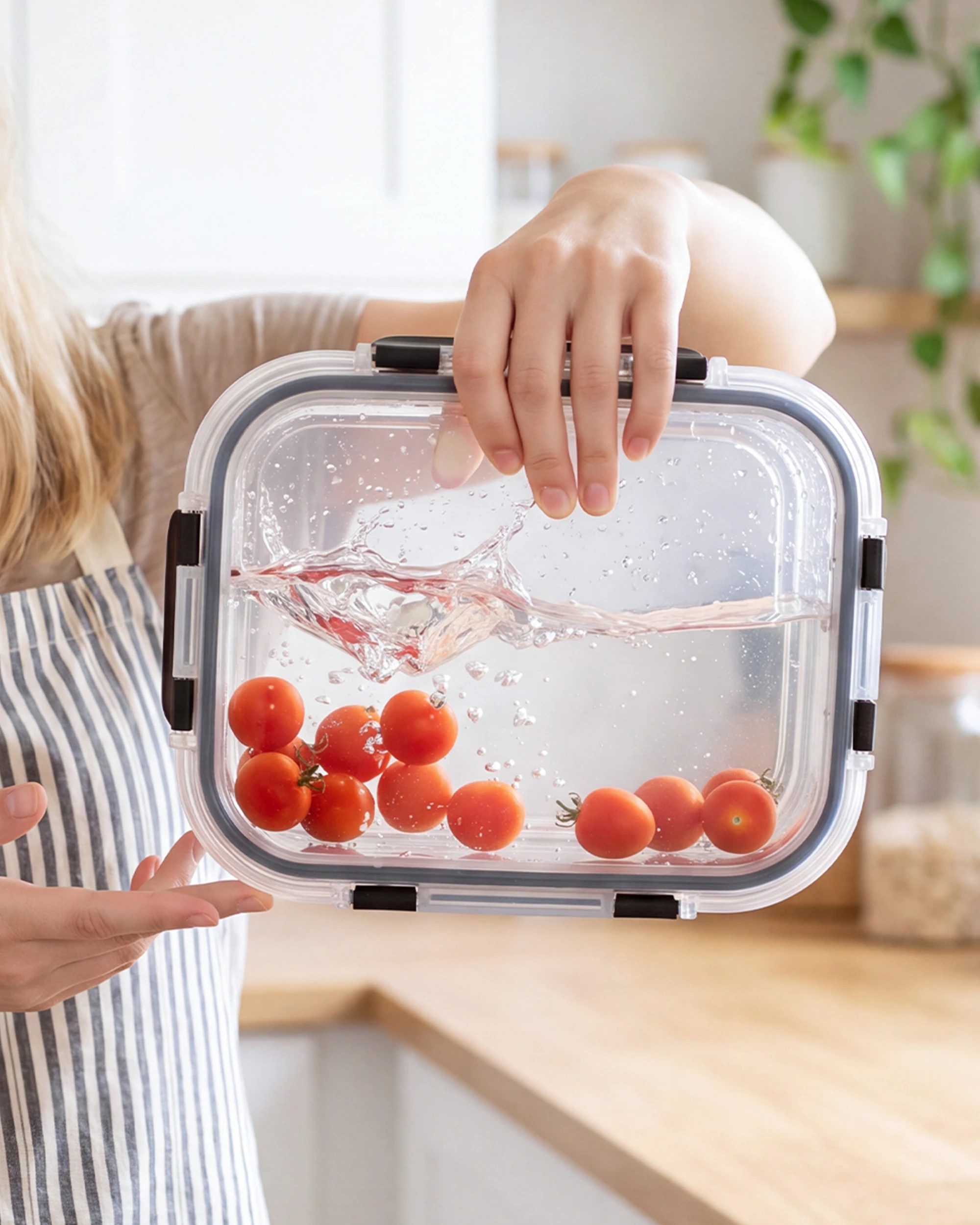 5 ZUNI Glass Food Container with Lid 10 Packs Airtight Meal Pre Storage, 5 of 8