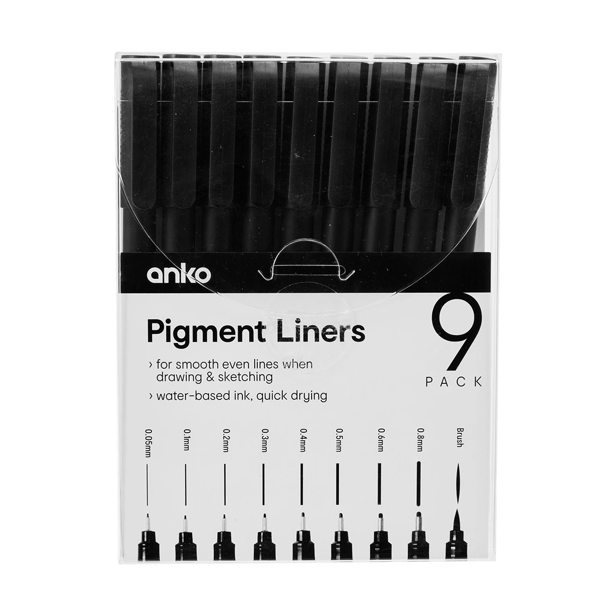 1 9 Pack Pigment Liners, 1 of 4