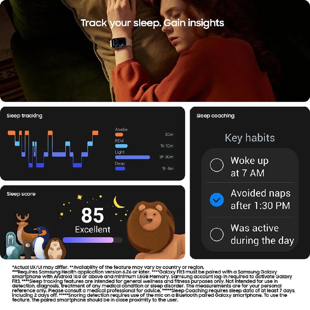 5 Samsung Galaxy Fit3 Bluetooth Pink Gold, 5 of 7