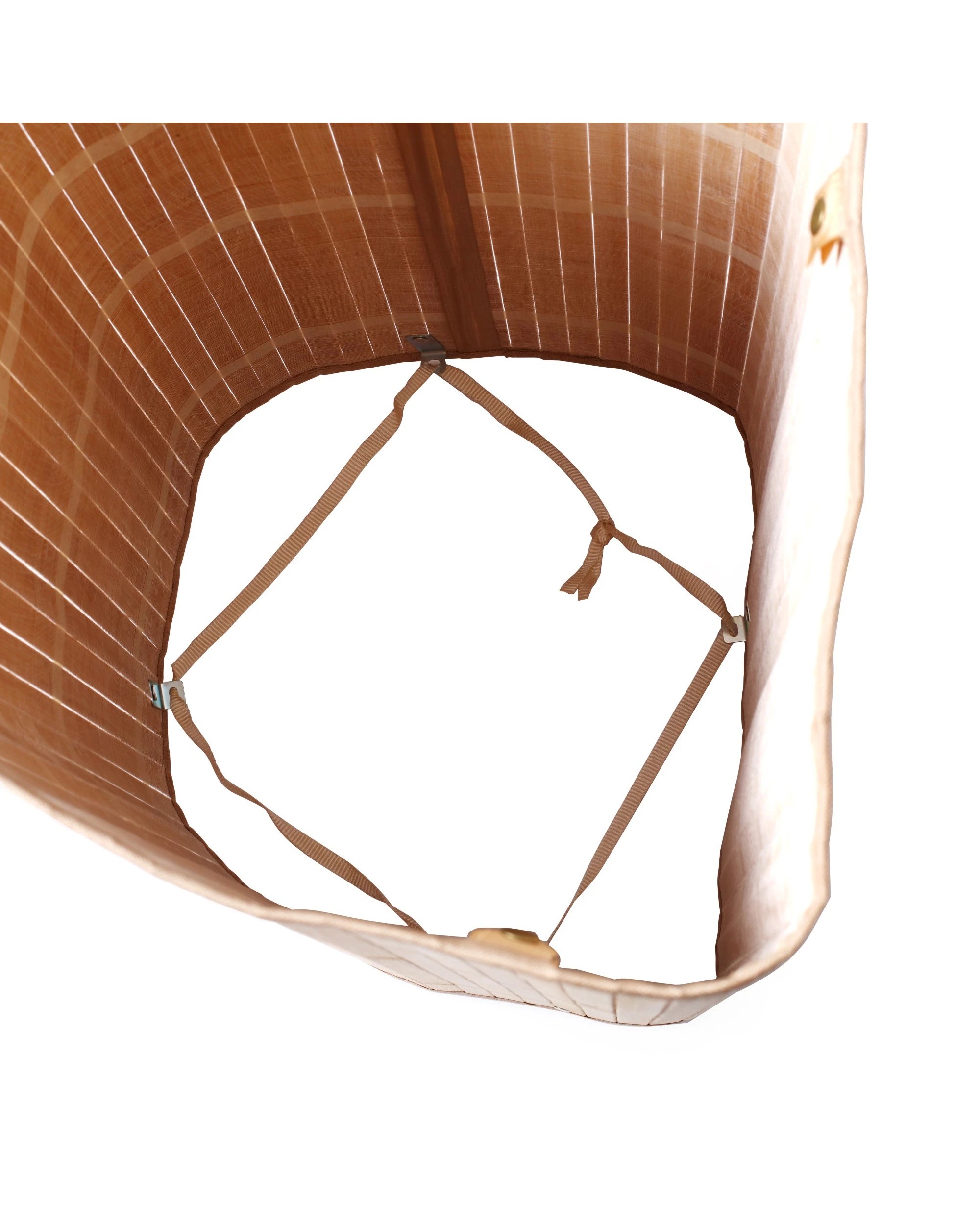 7 Sherwood Home Foldable Bamboo Corner Laundry Hamper - Natural, 7 of 8