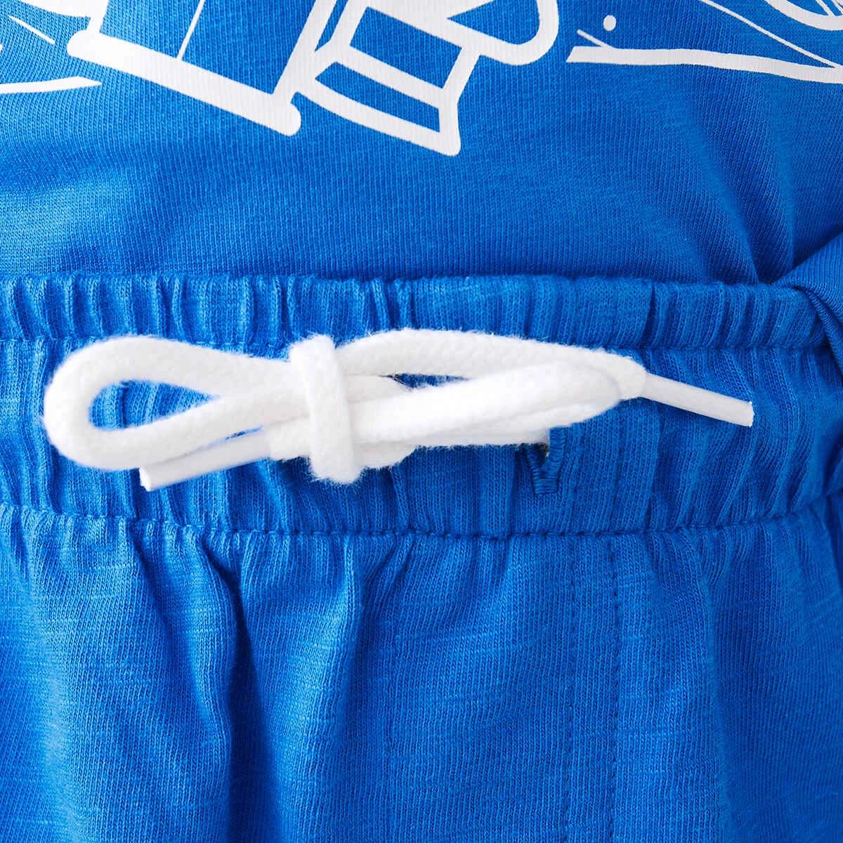 3 Cotton Knit Shorts Fren Blue, 3 of 8