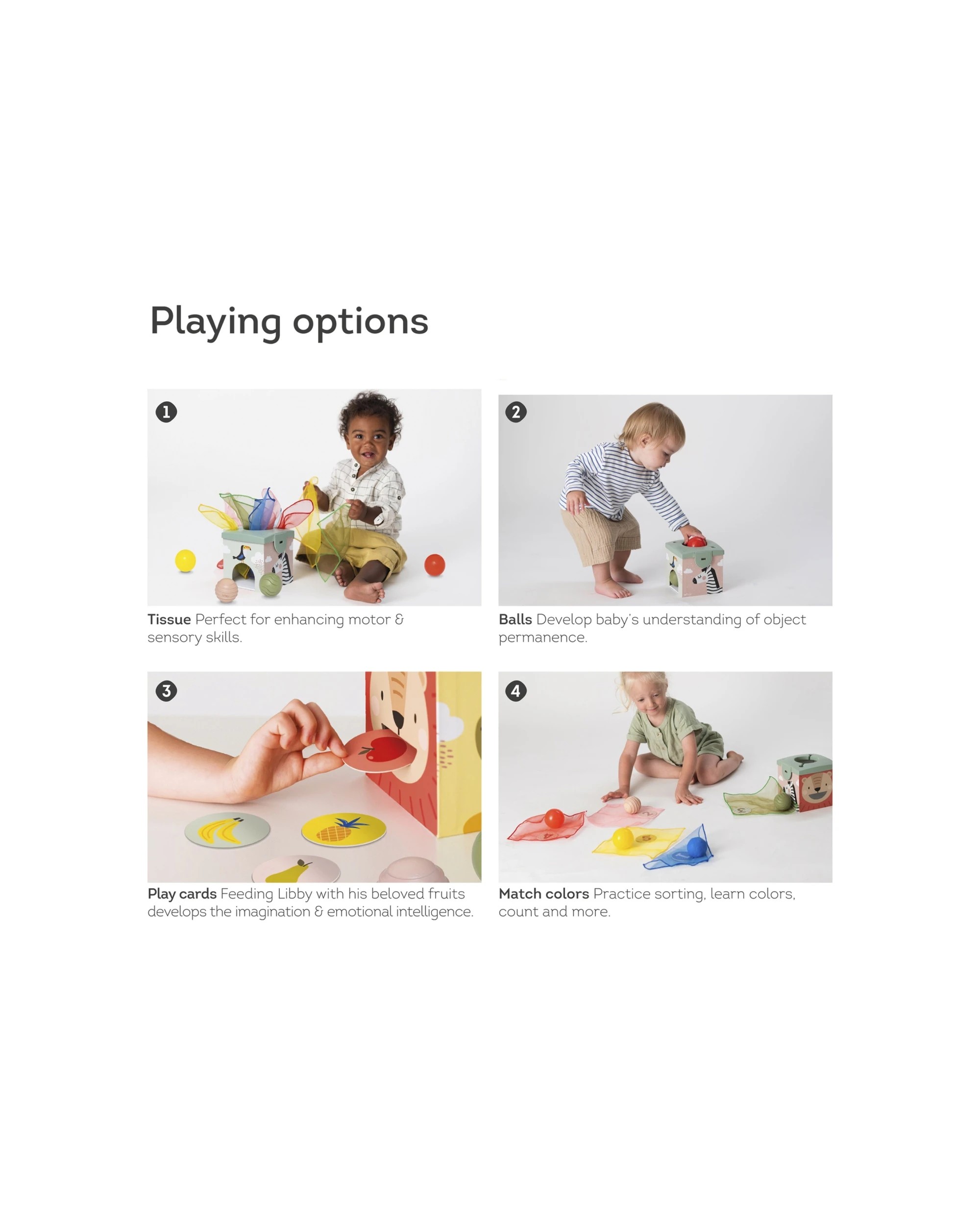 4 Taf Toys Magic Box Interactive Infant Baby Toddler Development Toy Kit 12 Months Plus
 - Multi, 4 of 8