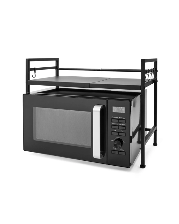 Extendable Over Microwave Shelf