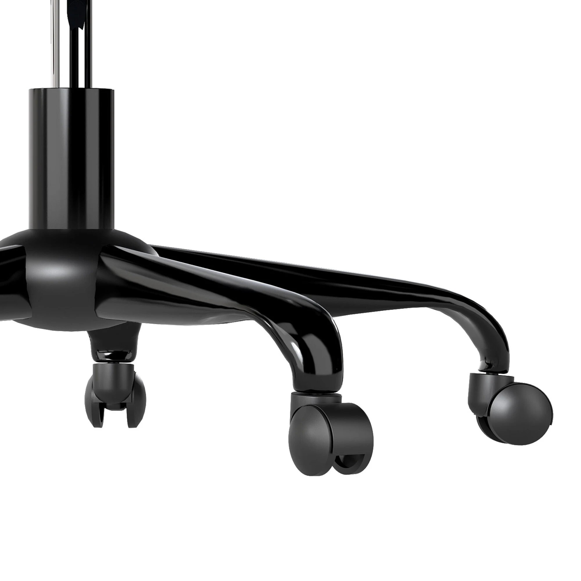 4 Levede Ergonomic Office Chair  PU Leather - Grey, 4 of 9