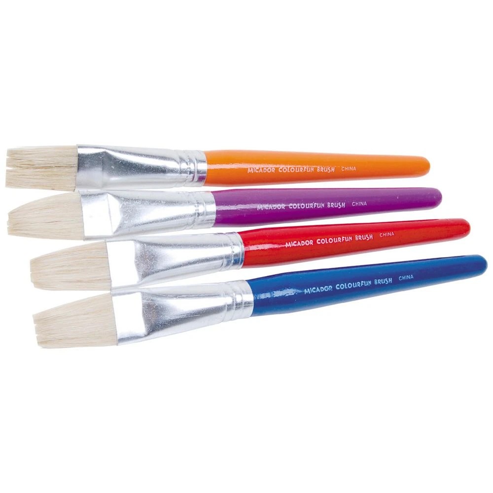 1 Micador Colourfun Paintbrush Flat, 1 of 4
