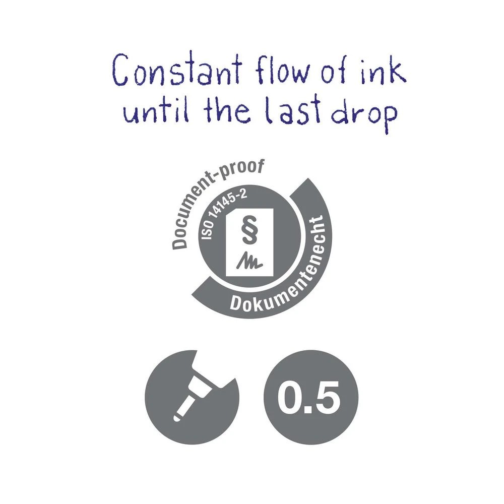 5 Faber-Castell Free Roller Rollerball Pen 0.5mm Green, 5 of 8