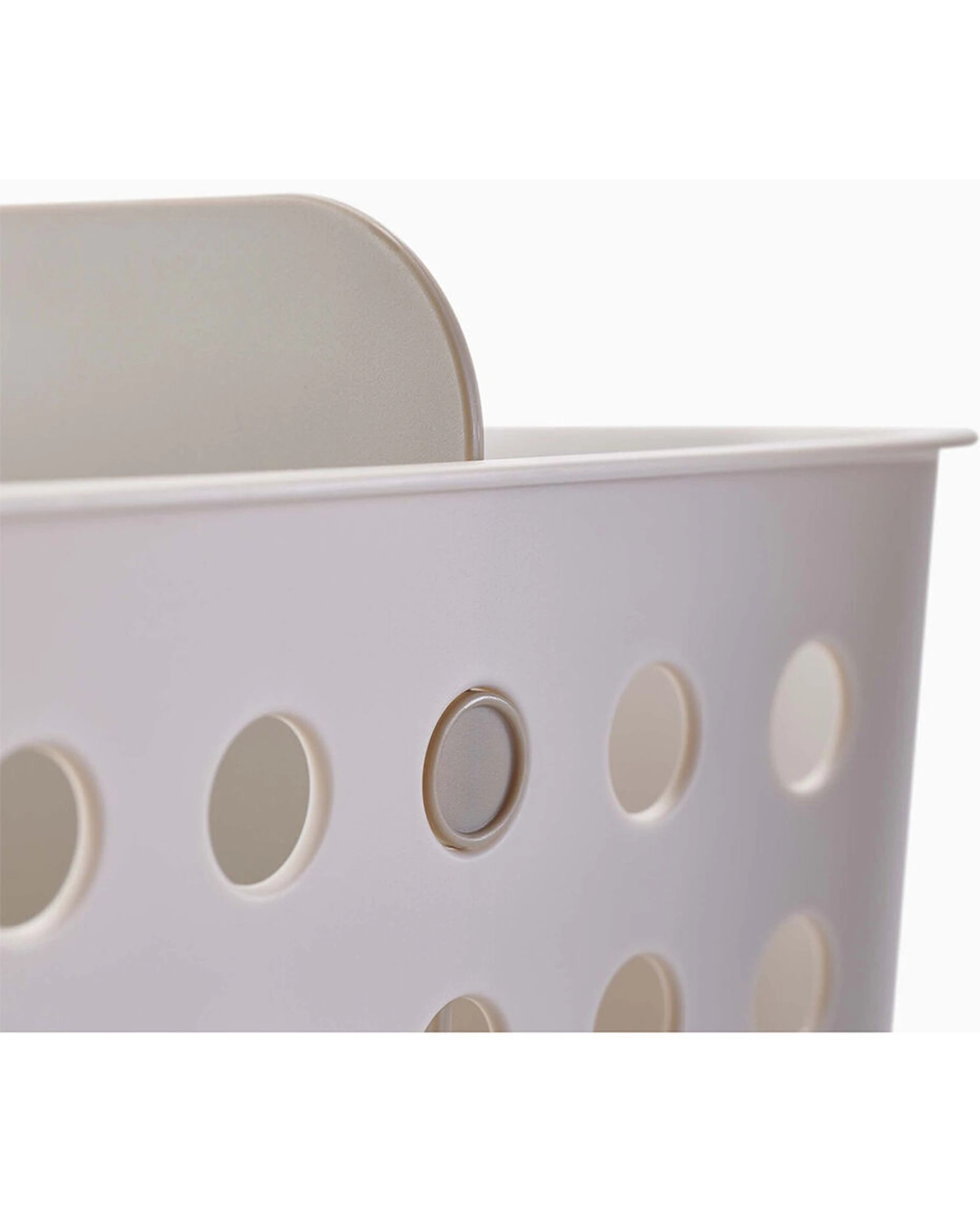 6 Joseph Joseph 2PK EasyStore 40cm Slimline Storage Basket Ventilated Sides Moveable Ecru - White, 6 of 7