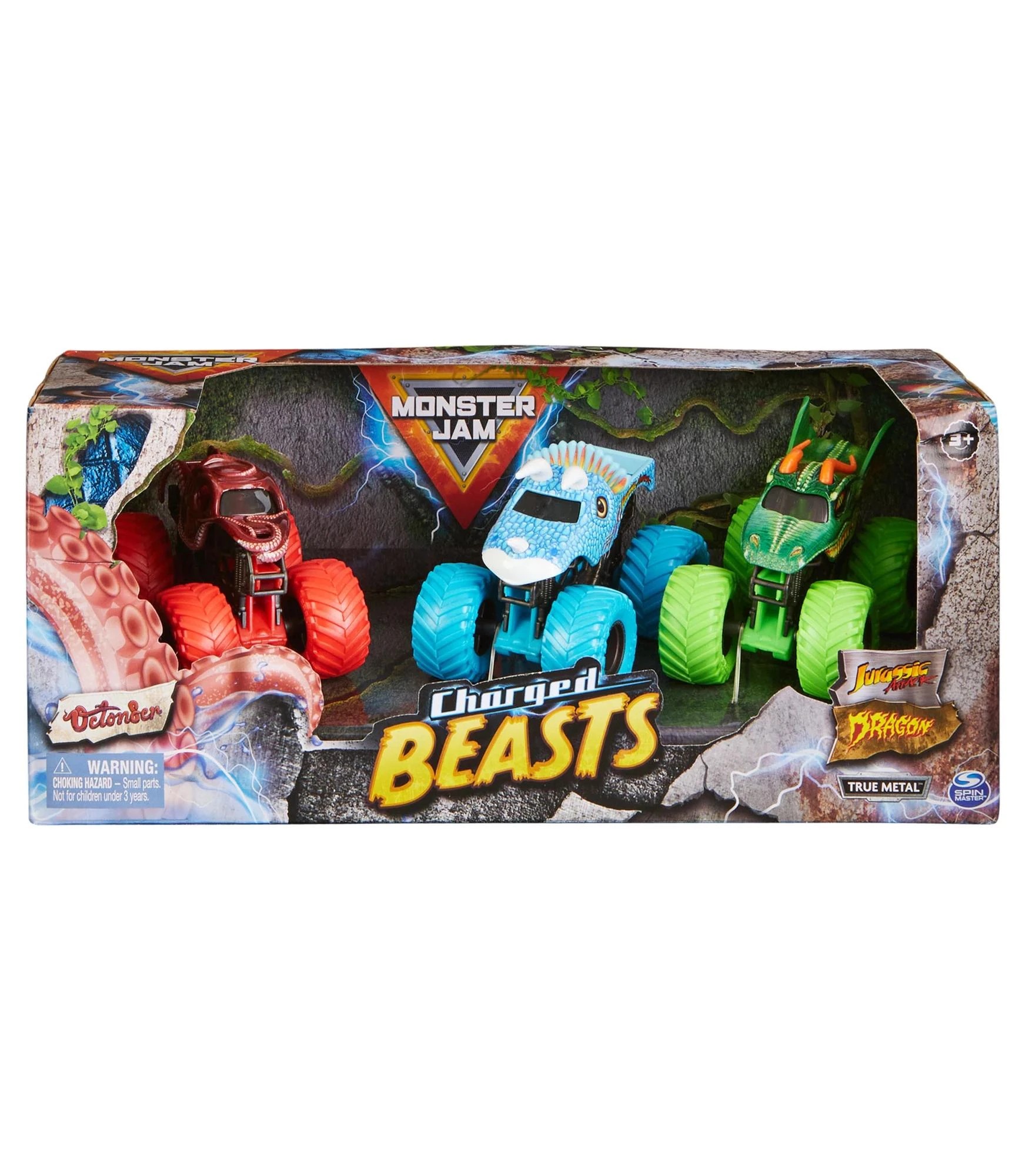 1 Monster Jam 1:64 3-pack - Charged Beasts - Multi, 1 of 7