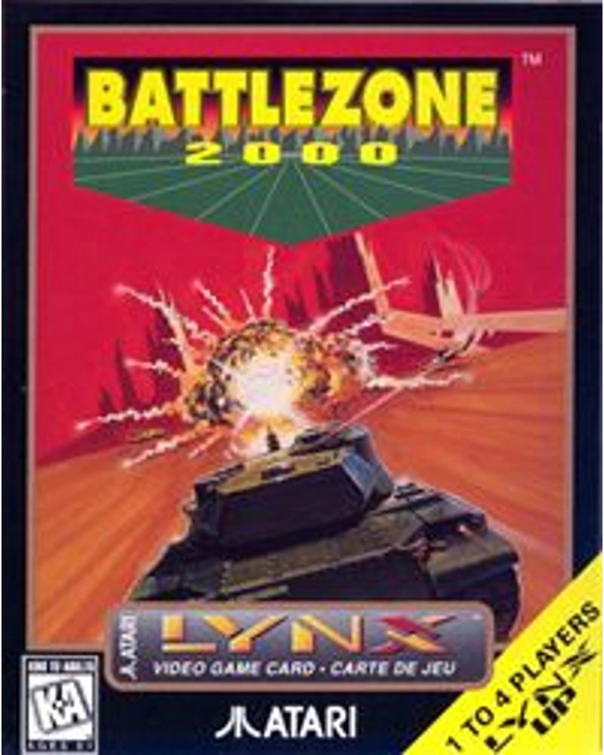 1 Battlezone 2000 - Atari Lynx, 1 of 1