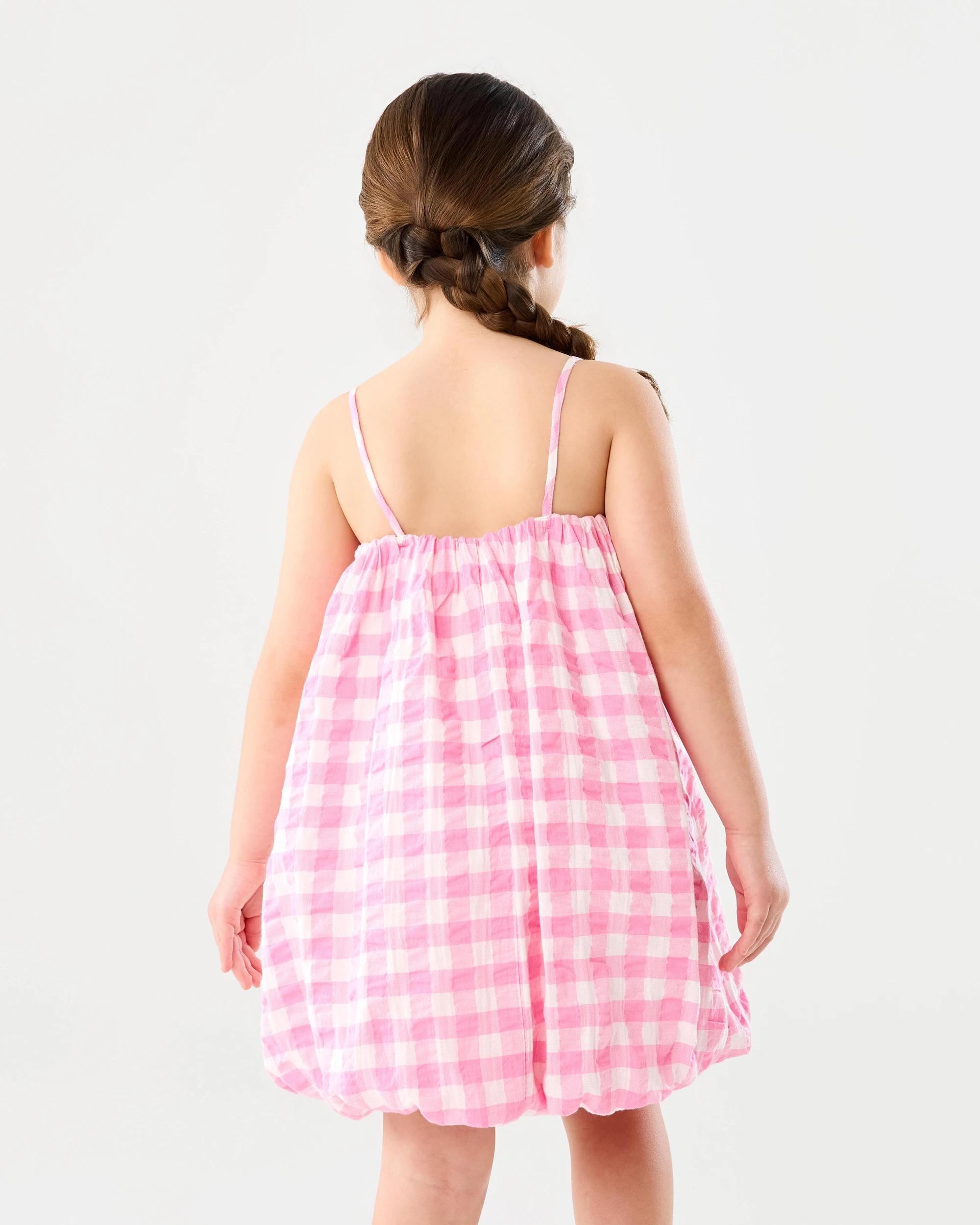 2 Bubble Dress Pnk Gngm, 2 of 8