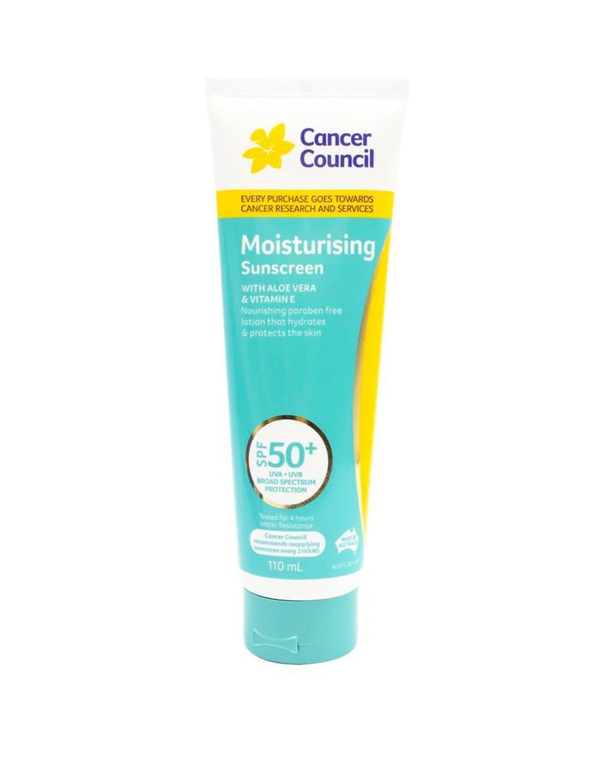 2 Cancer Council 3PK Moisturising Sunscreen SPF50+ Body Lotion 110ml - Multi, 2 of 4