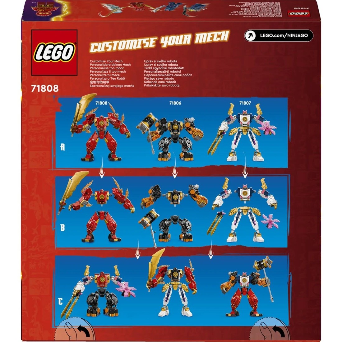 11 LEGO NINJAGO Kai's Elemental Fire Mech 71808, 11 of 11