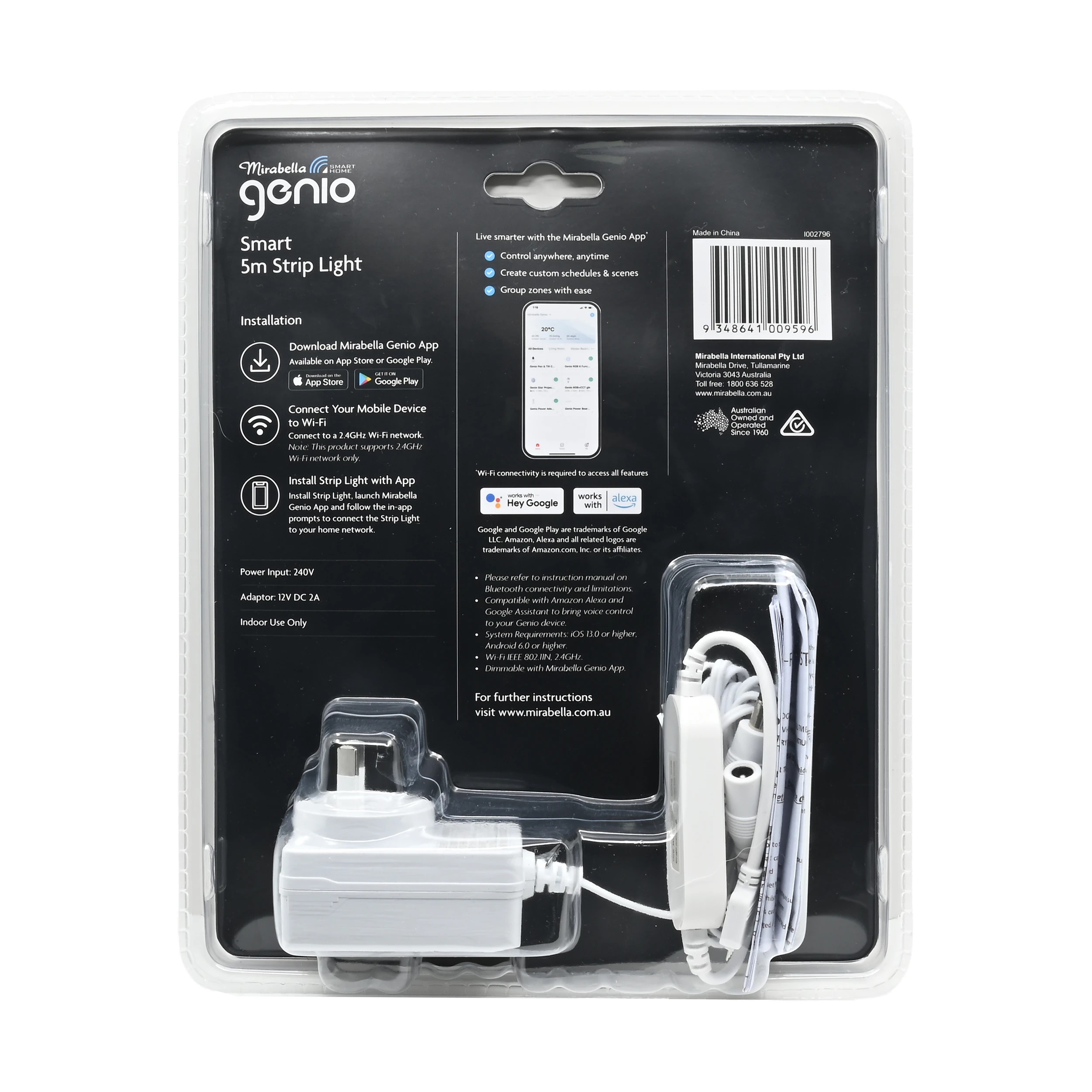 2 Mirabella Genio Wi-Fi LED Strip Light - 5m, 2 of 2